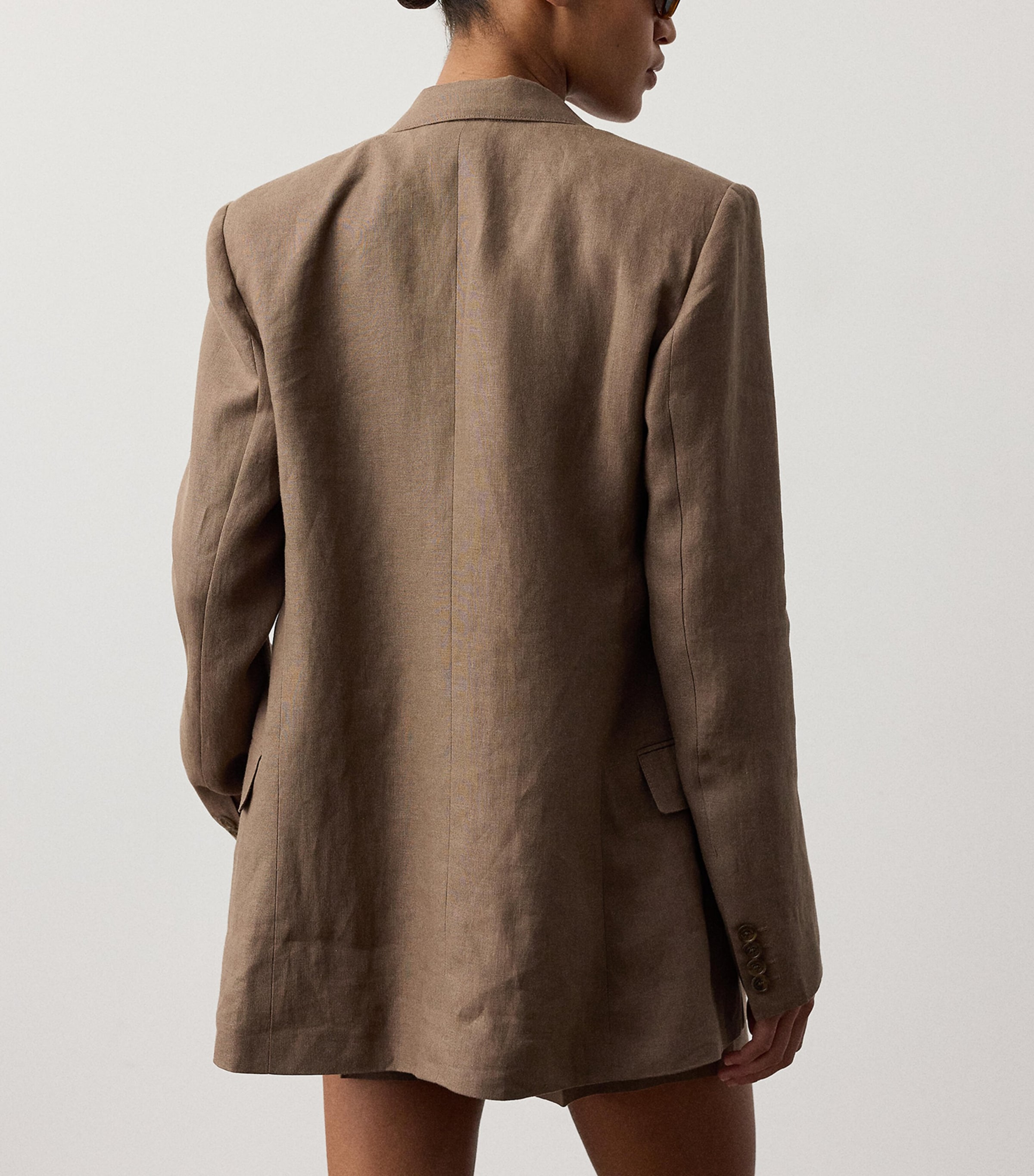 Ralph Lauren Collection Womens Linen Marcy Jacket Portobello Image 6