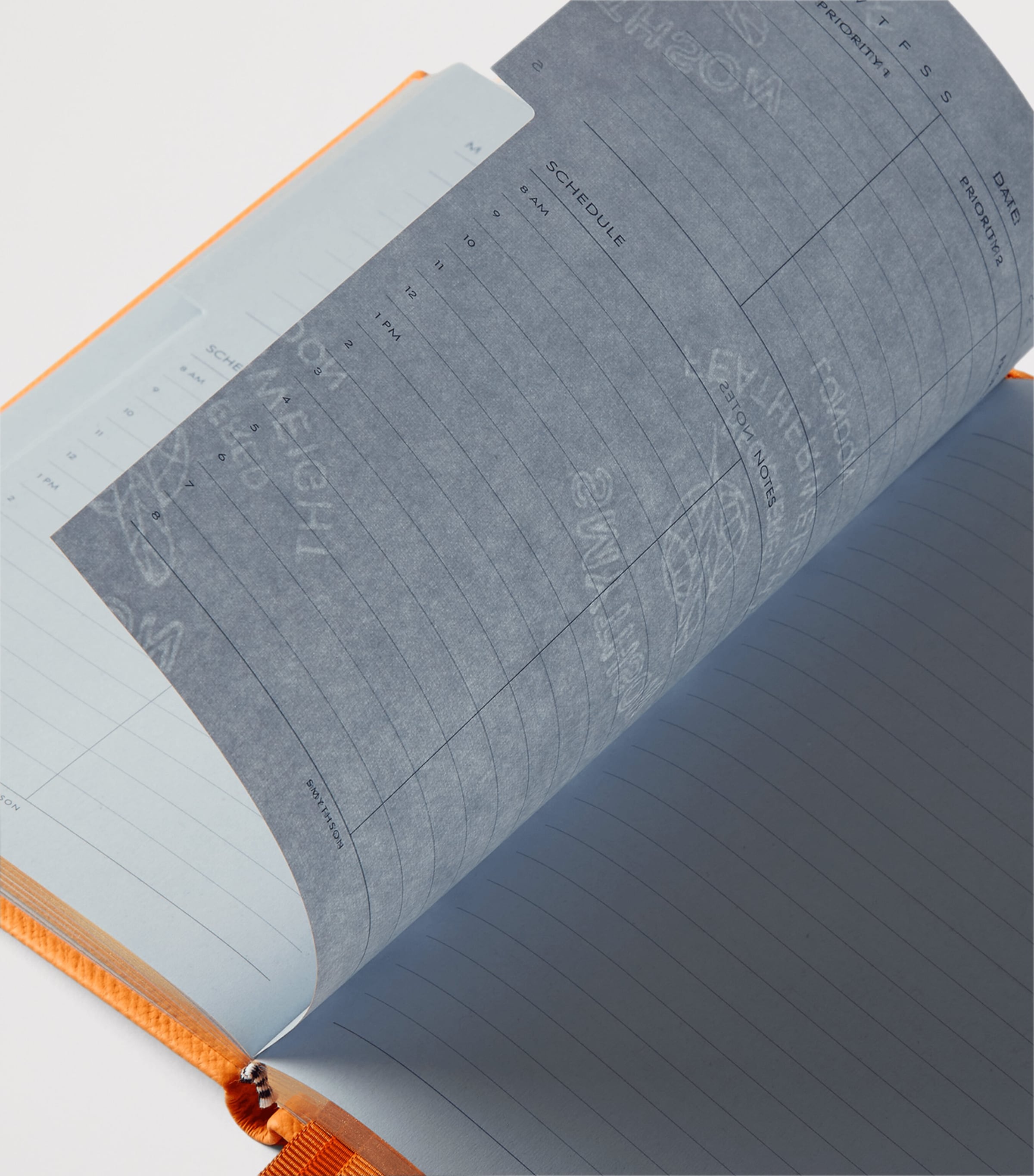 Leather Soho Planner L ORANGE Image 4