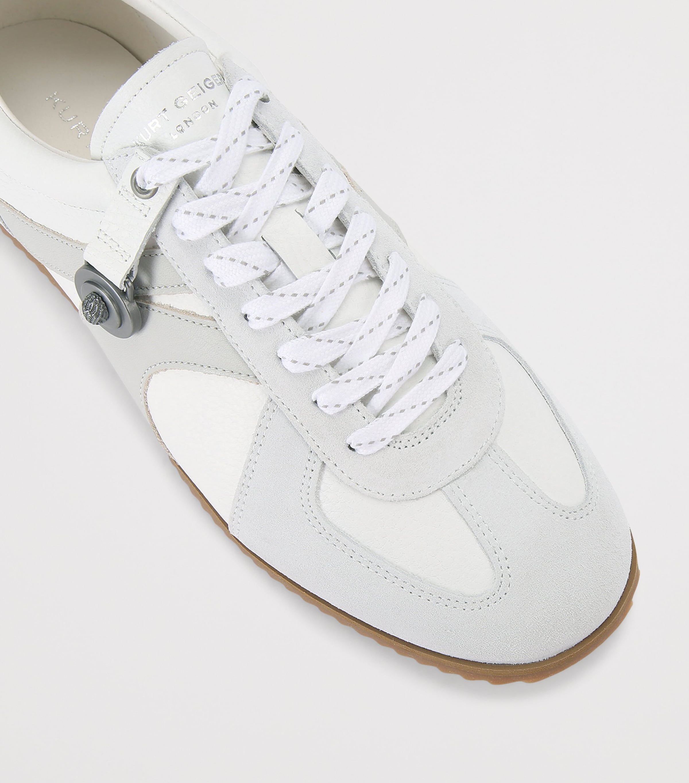 Leather Eldon Sneakers WHITE Image 3