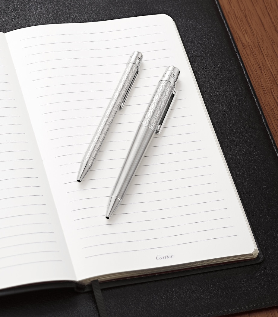 Santos de Cartier Ballpoint Pen SILVER Image 7