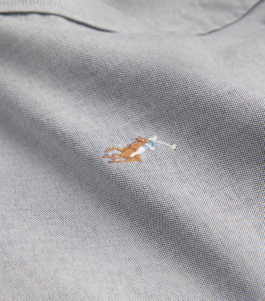 Custom-Fit Oxford Shirt GREY Image 5