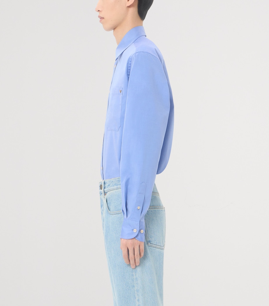 Valentino Mens Cotton VGold Shirt Image 4