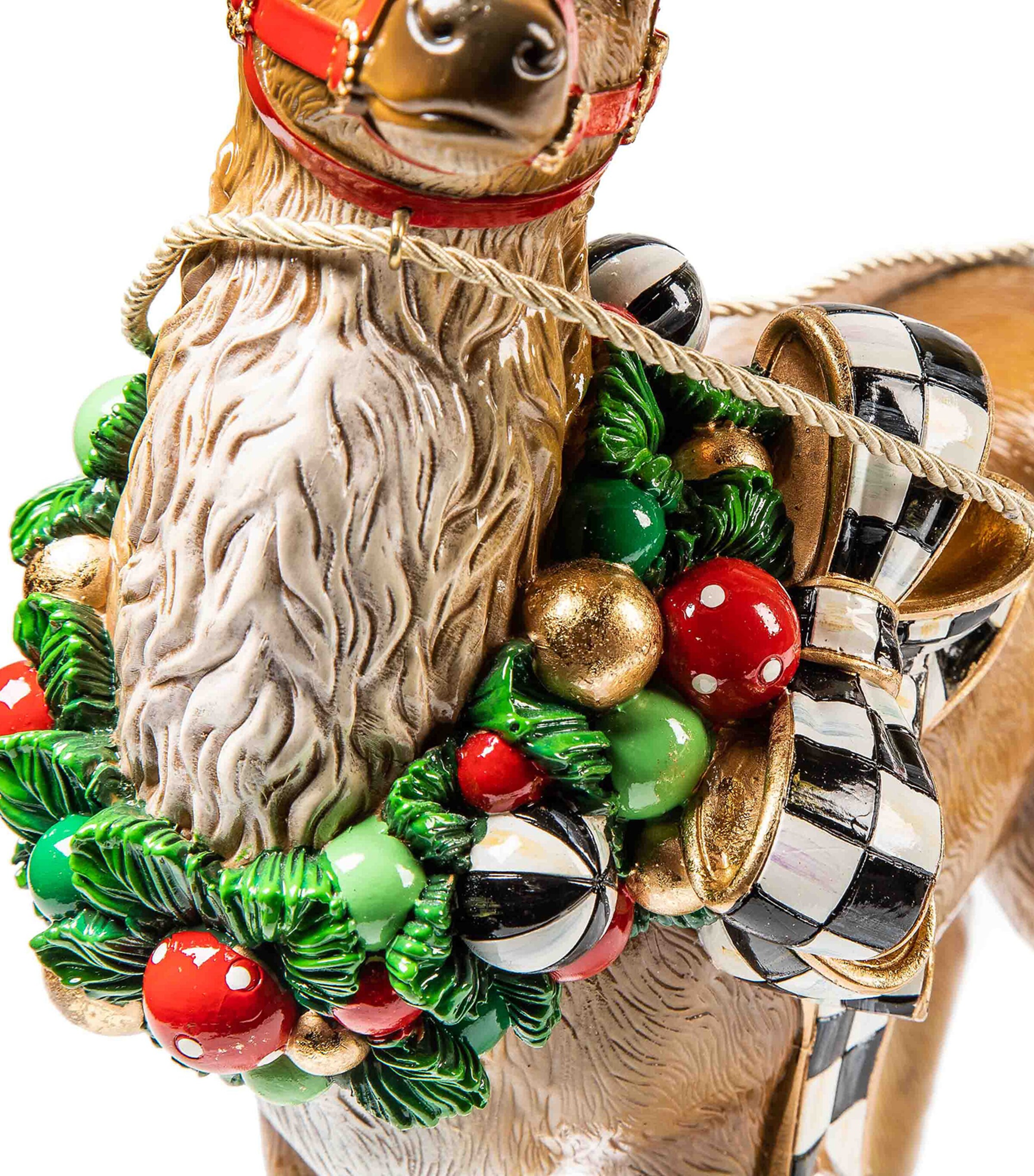 Grand Renne à Bascule Lumineux MacKenzie-Childs – Déco Noël Neuve, Sans Boîte