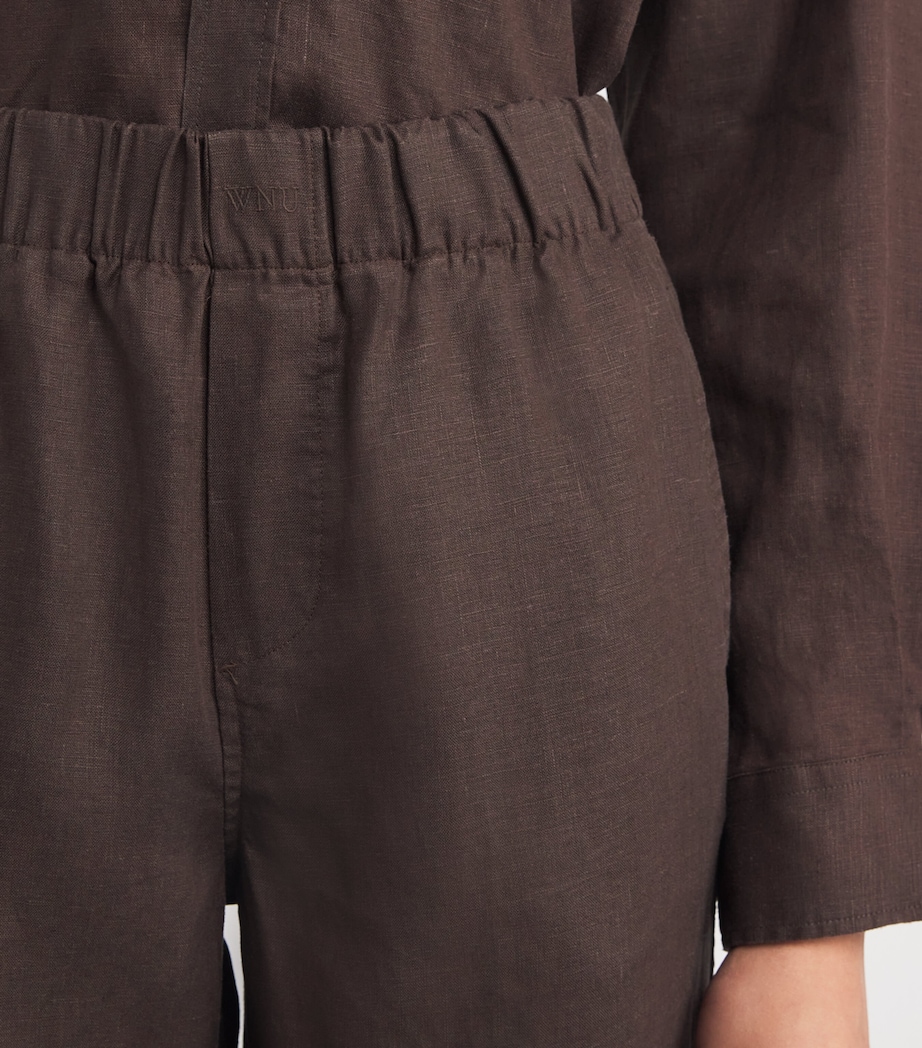 Hemp The Palazzo Trousers CHOCOLATE Image 6