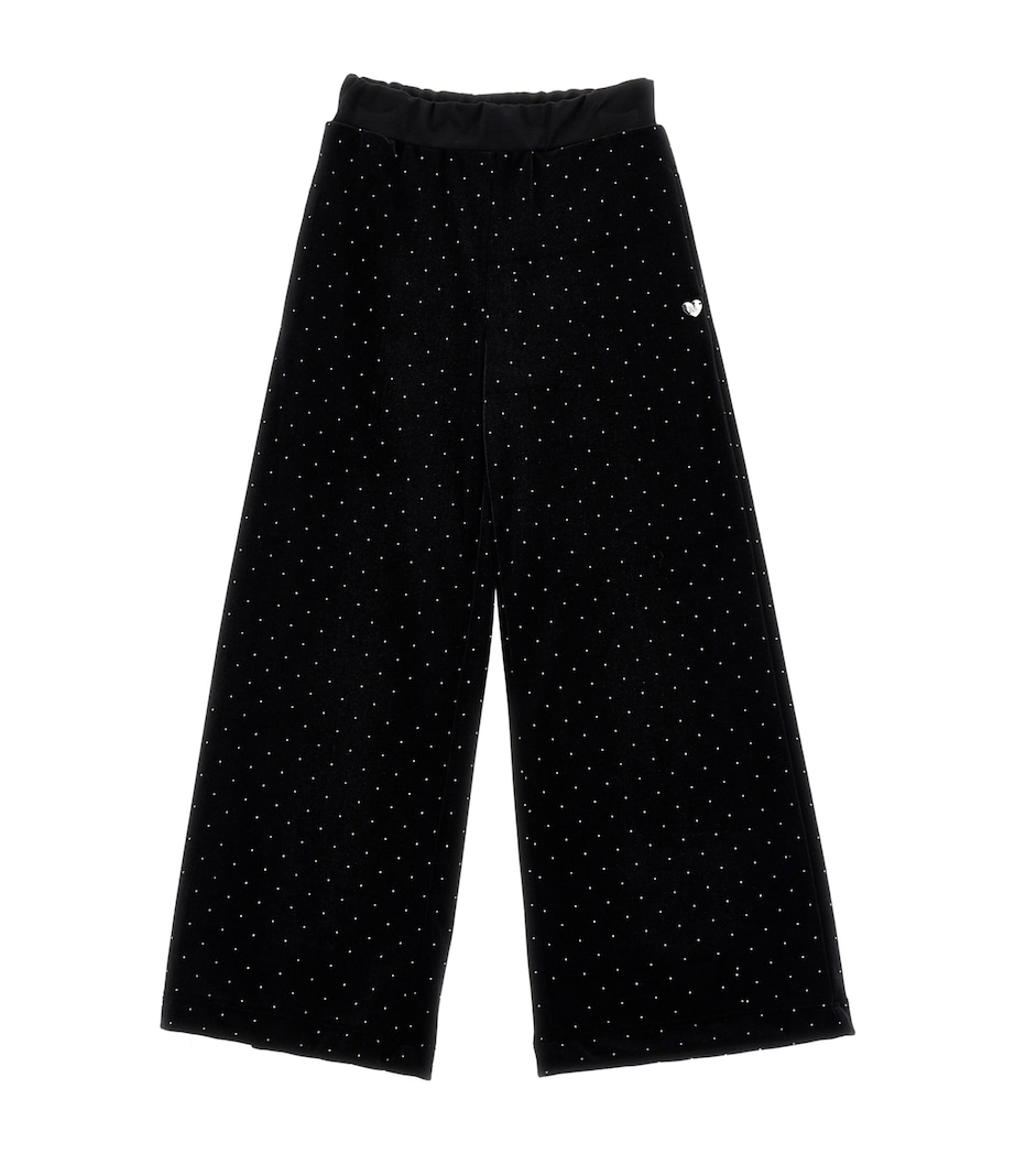 Metallic-Stud Sweatpants (2-12 Years) NERO Image 1
