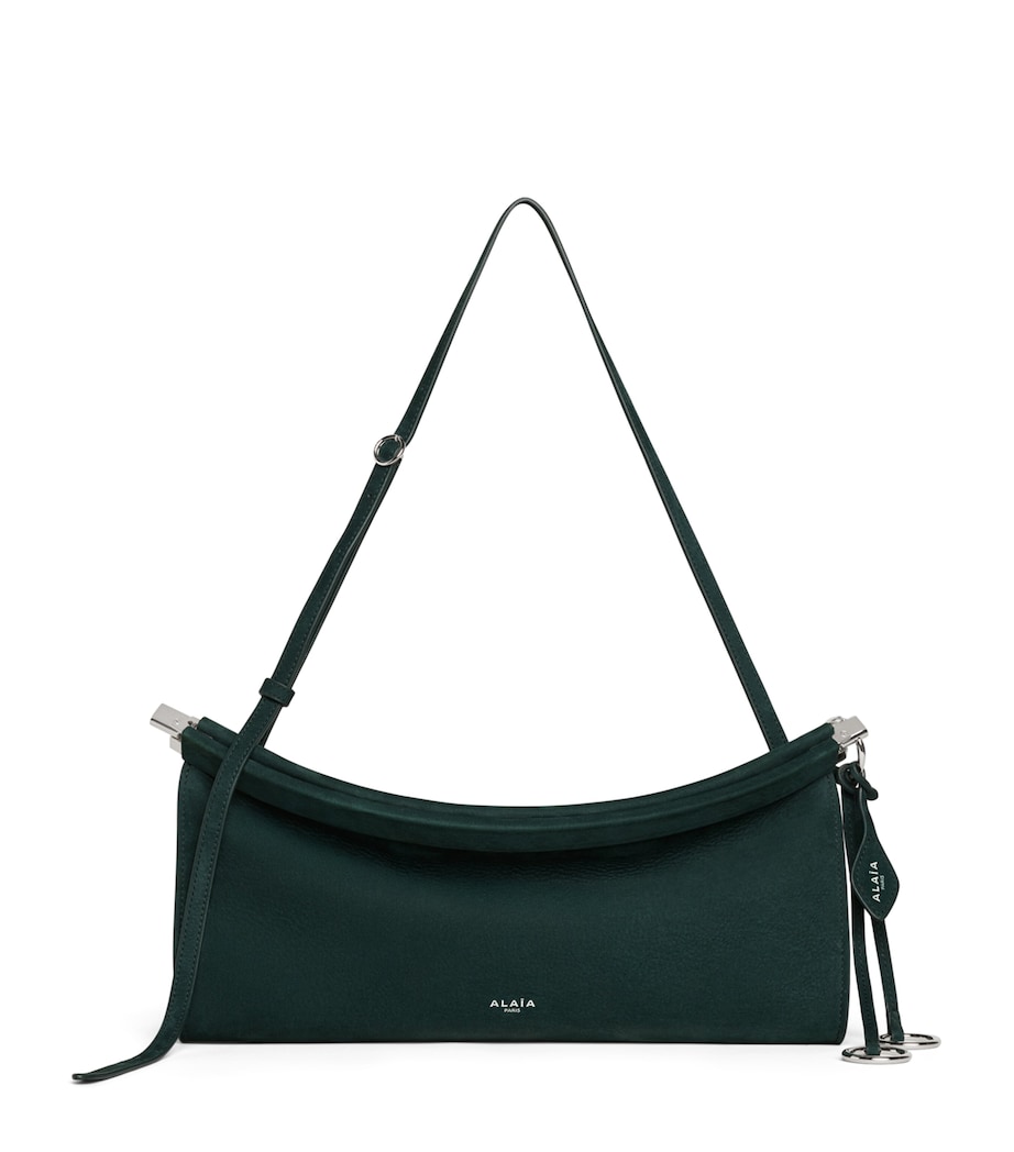 Medium Suede Le Click East West Shoulder Bag OR Image 1