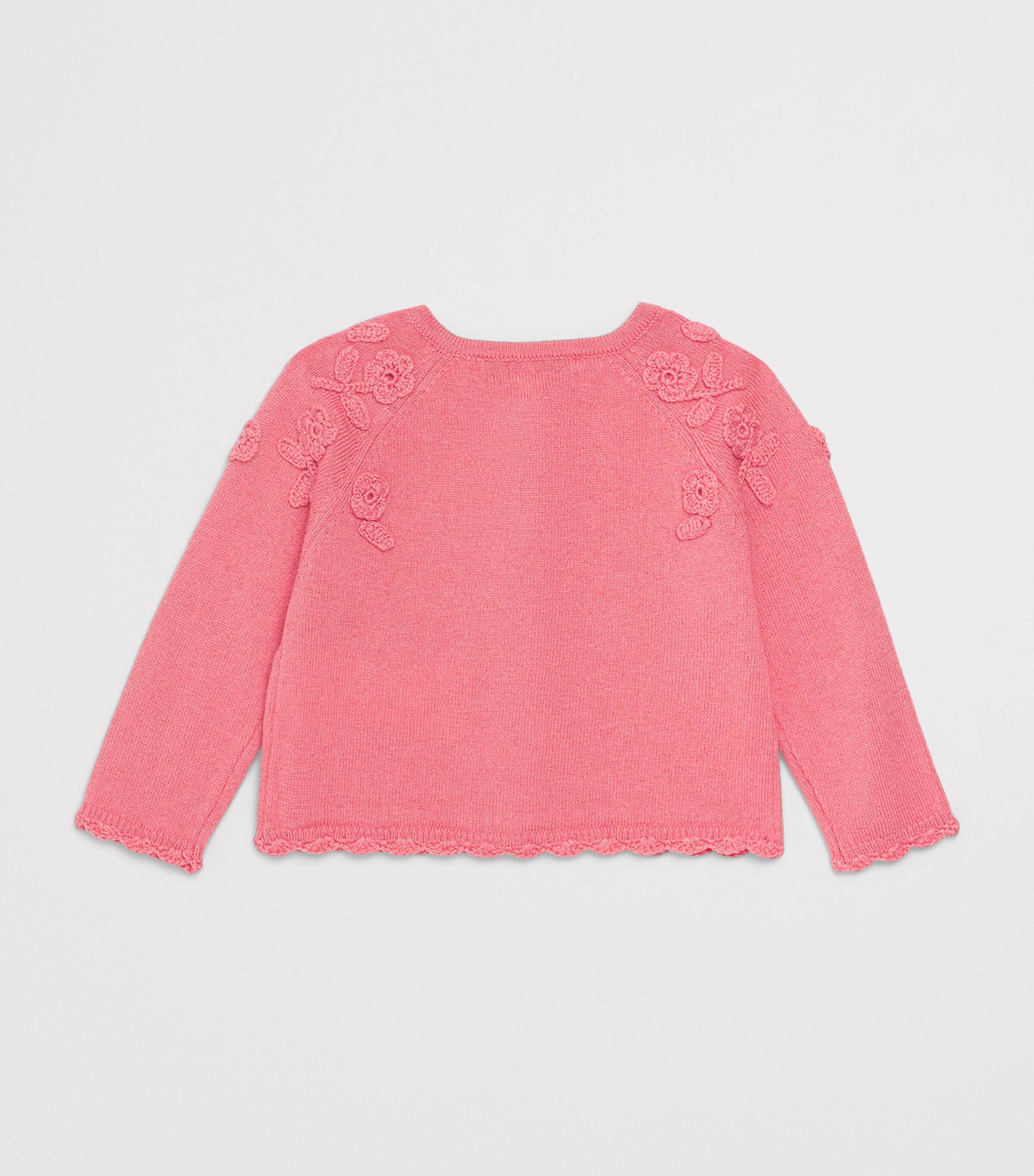 Tartine et Chocolat Peony Embroidered Cardigan (3 Months-4 Years) Image 2