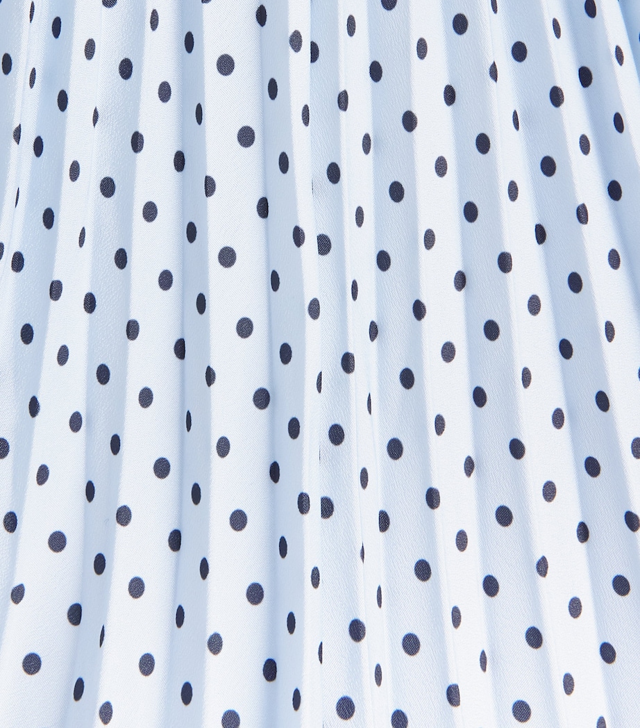 Claudie Pierlot Womens Pleated Polka Dot Midi Dress Light Print Image 6