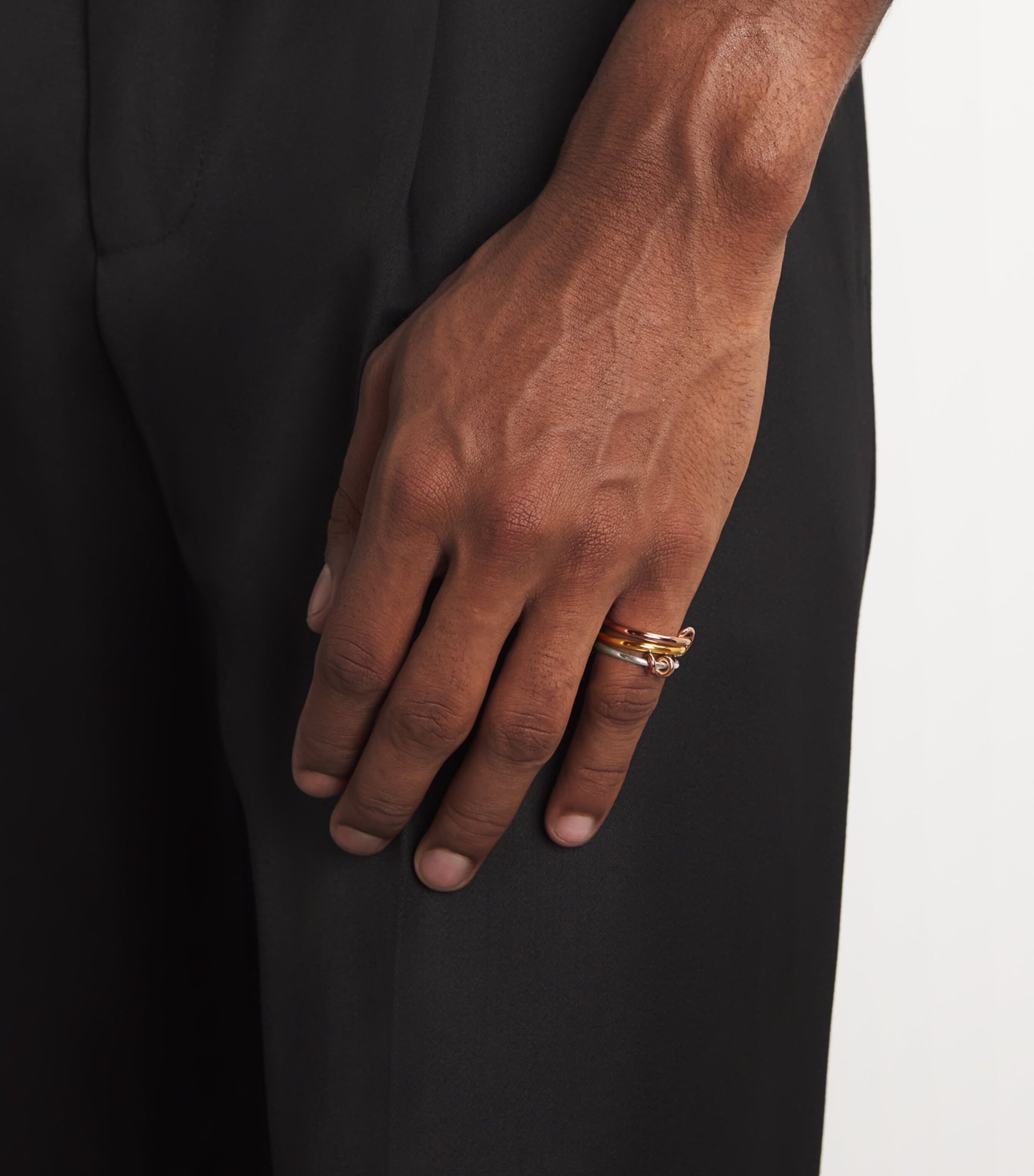 Spinelli Kilcollin Sterling Silver and Mixed Gold Raneth Ring