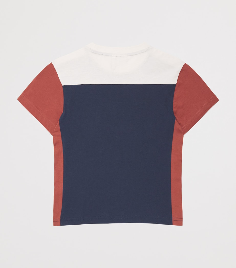 BOSS Kidswear Cotton Logo T-Shirt (4-16 Years) Navy Image 2