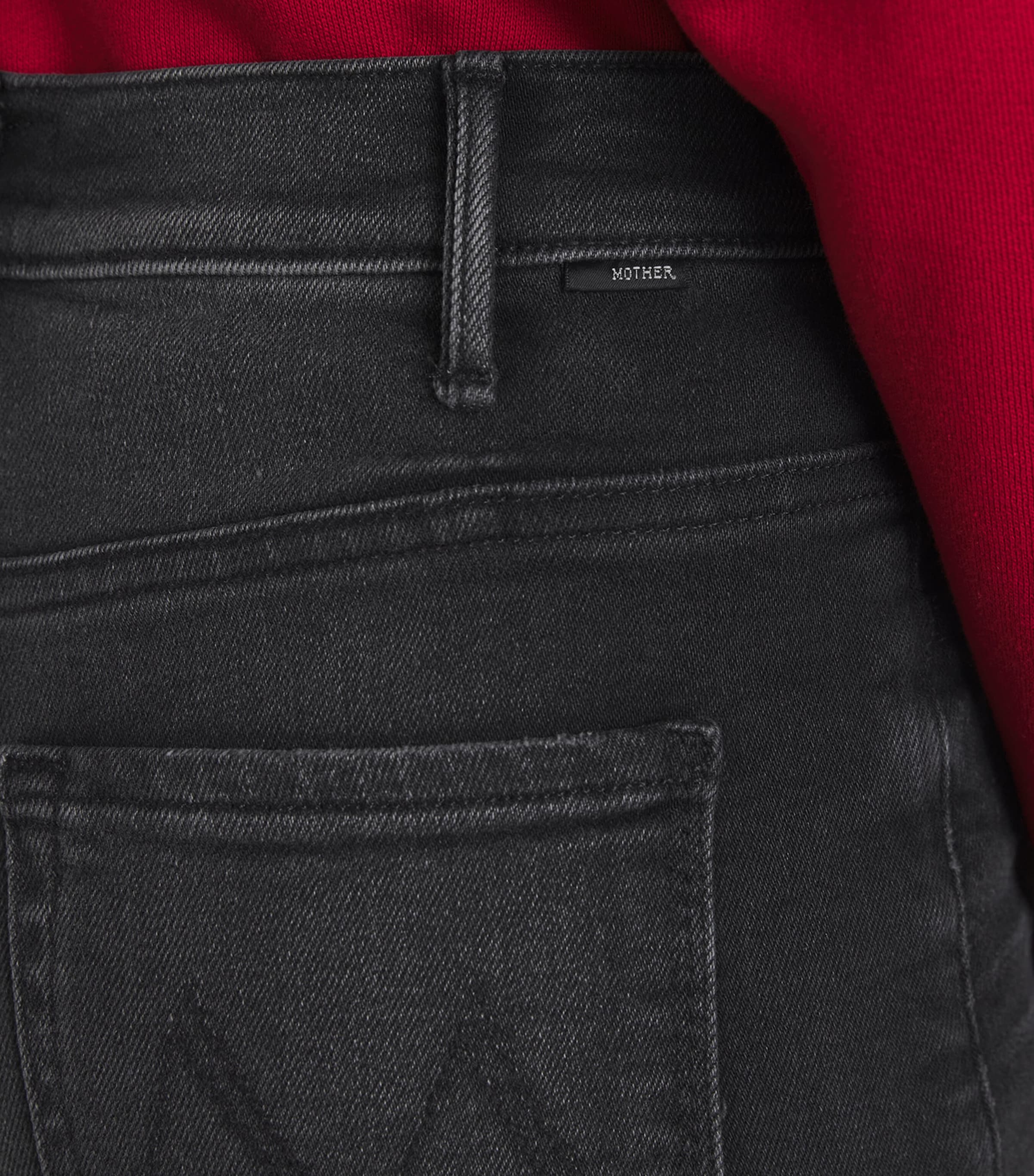 The Hustler Roller Sneak Jeans NOT TODAY SATAN Image 6