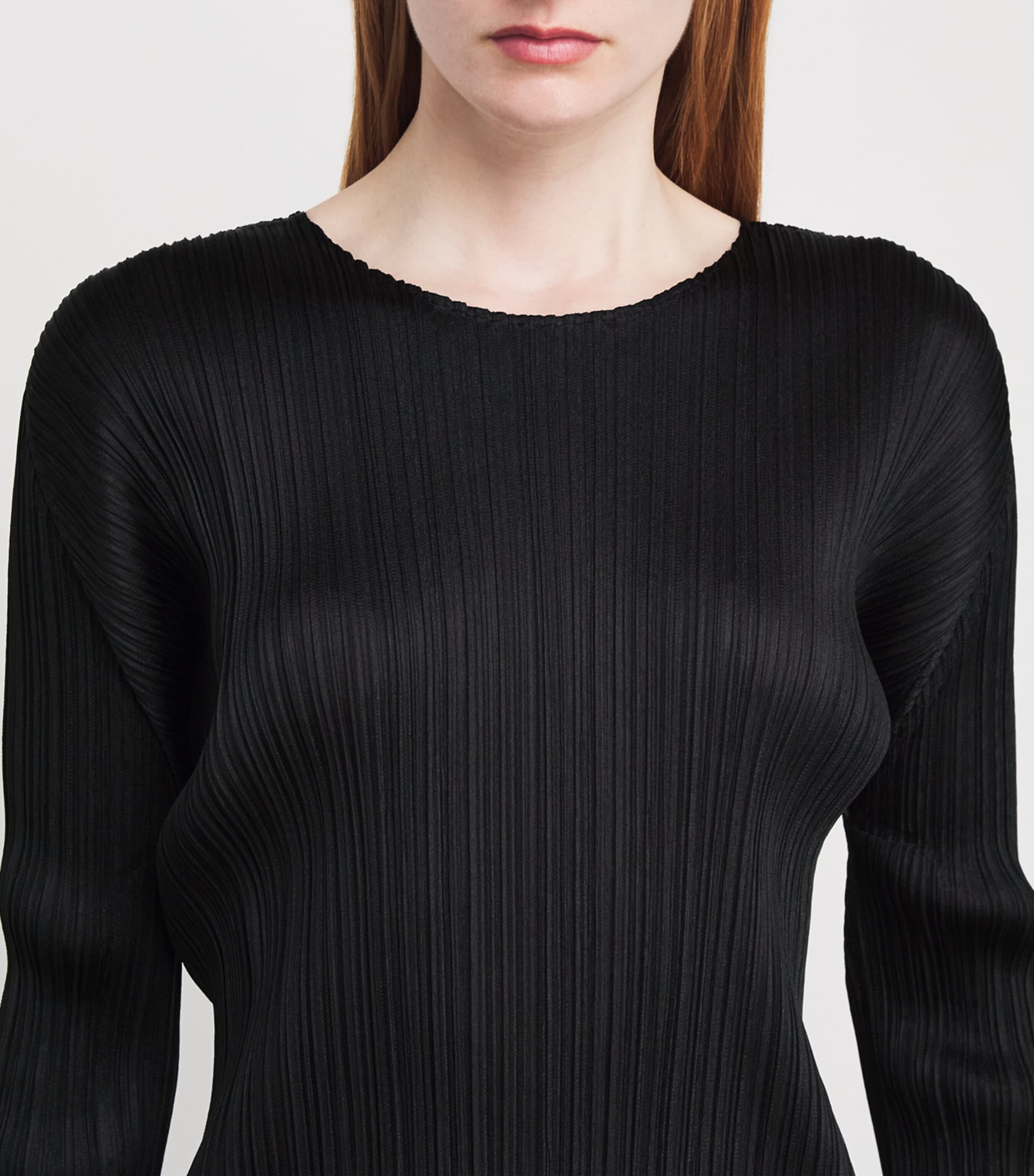 Pleats Please Issey Miyake Black Monthly Colors January T-Shirt