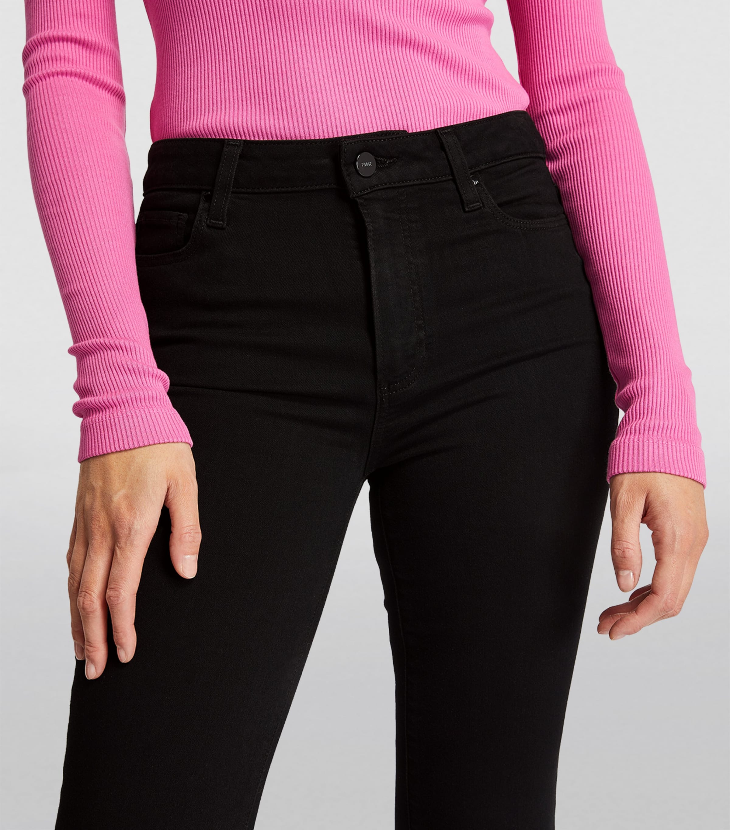 Manhattan High-Rise Bootcut Jeans BLACK SHADOW Image 6