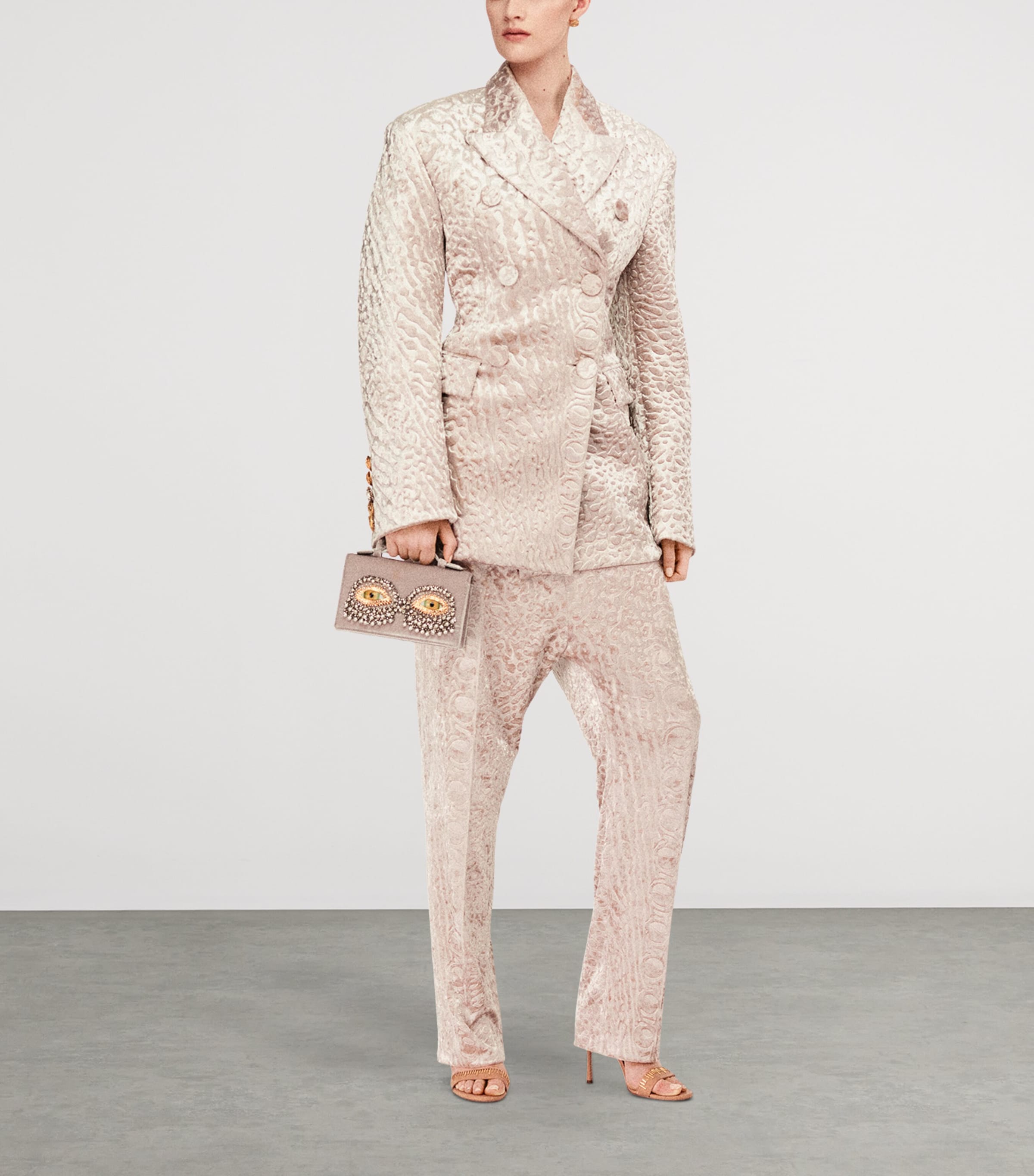 Velvet Eyes Clutch Bag 092 SILVER Image 2