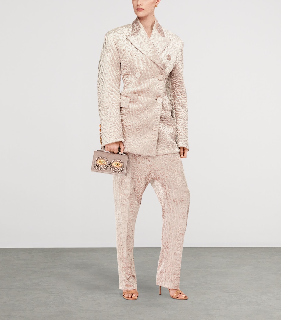 Velvet Eyes Clutch Bag 092 SILVER Image 2