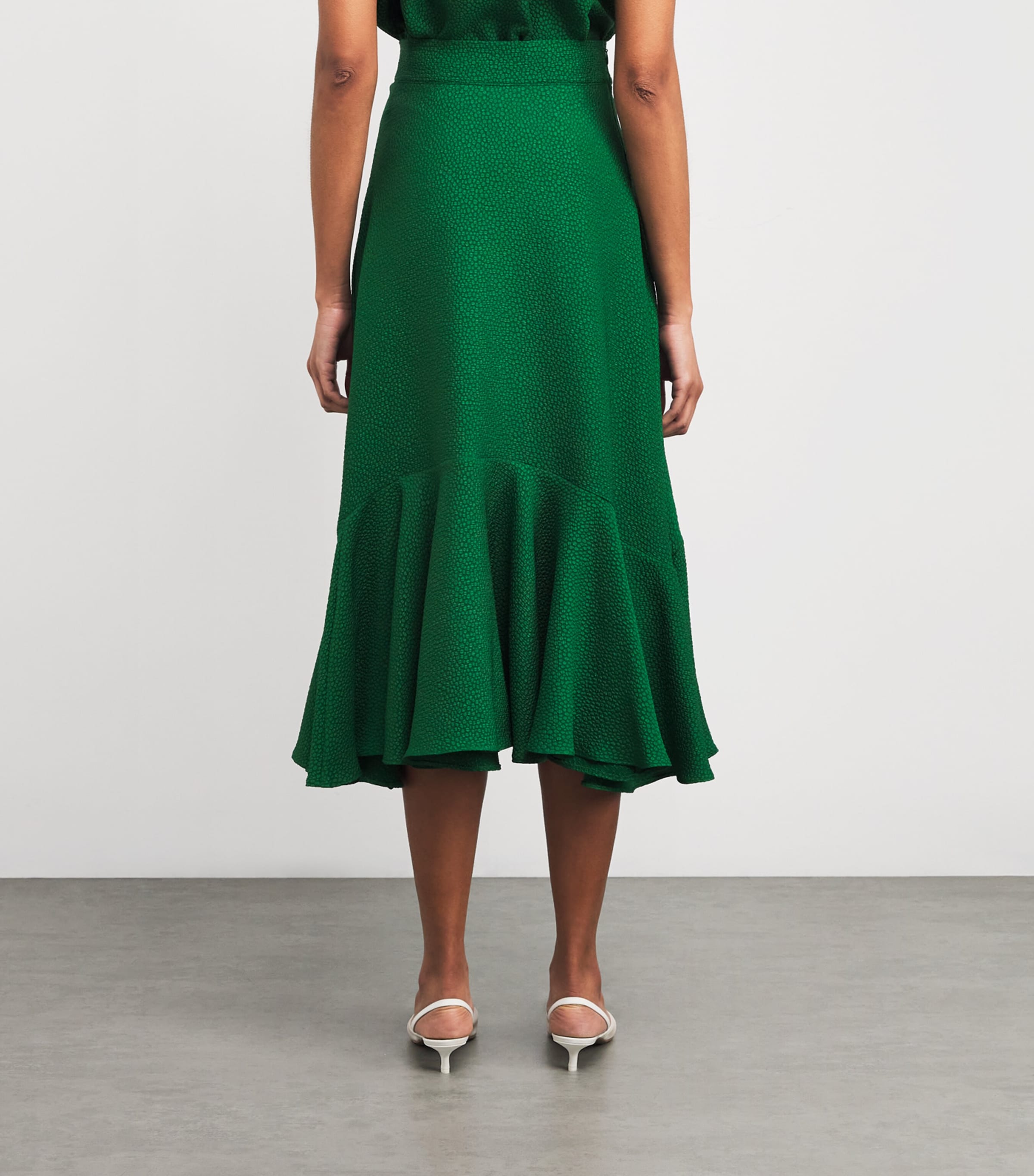 Bubble Jacquard Hannah Midi Skirt BOT Image 4