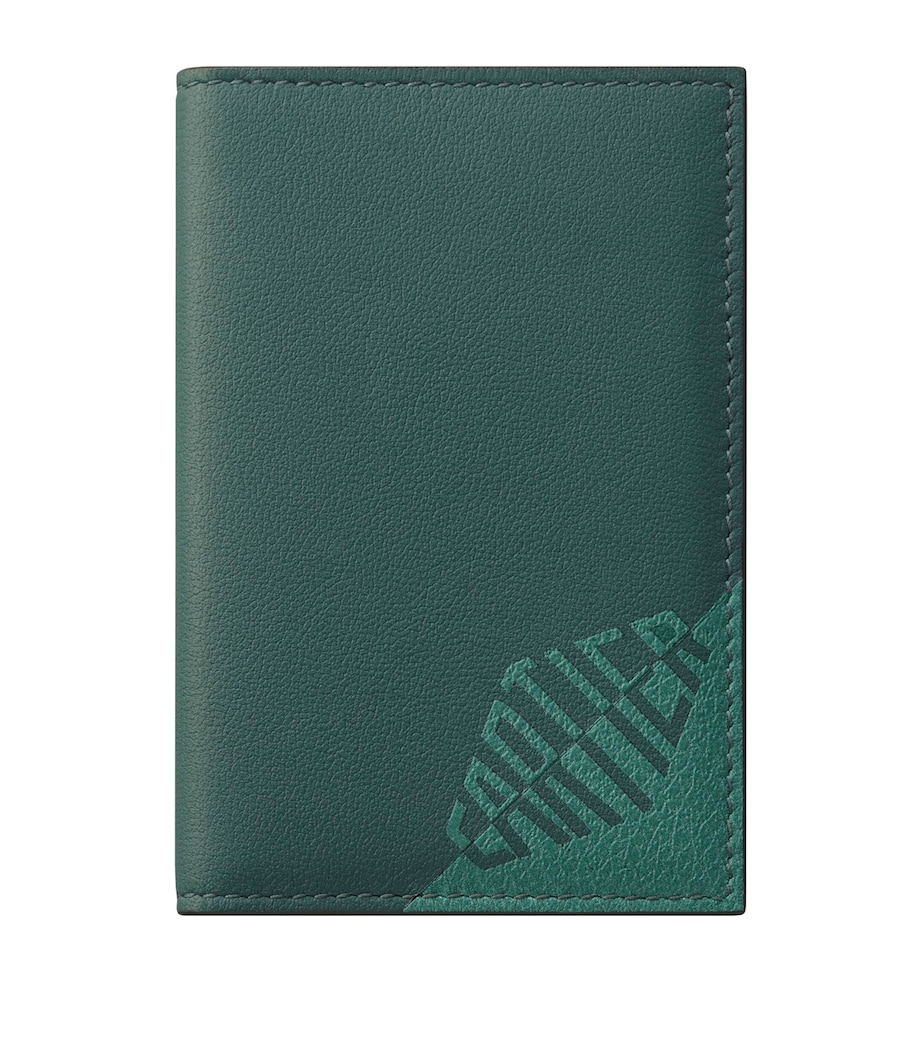Calfskin Losange Shadow Card Holder PINE GREEN Image 1
