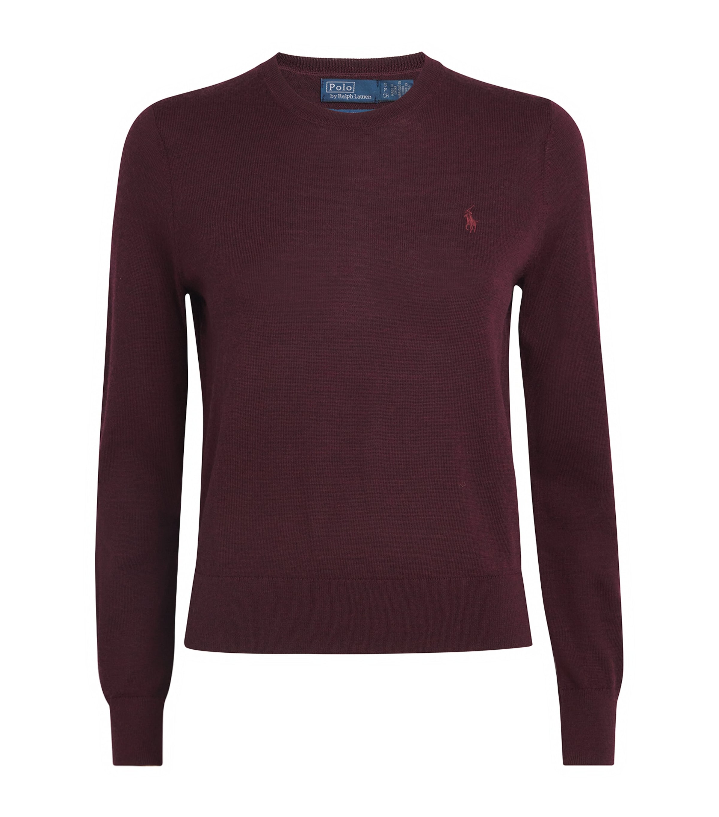 Polo Ralph Lauren Wool Crew-neck Sweater In Black