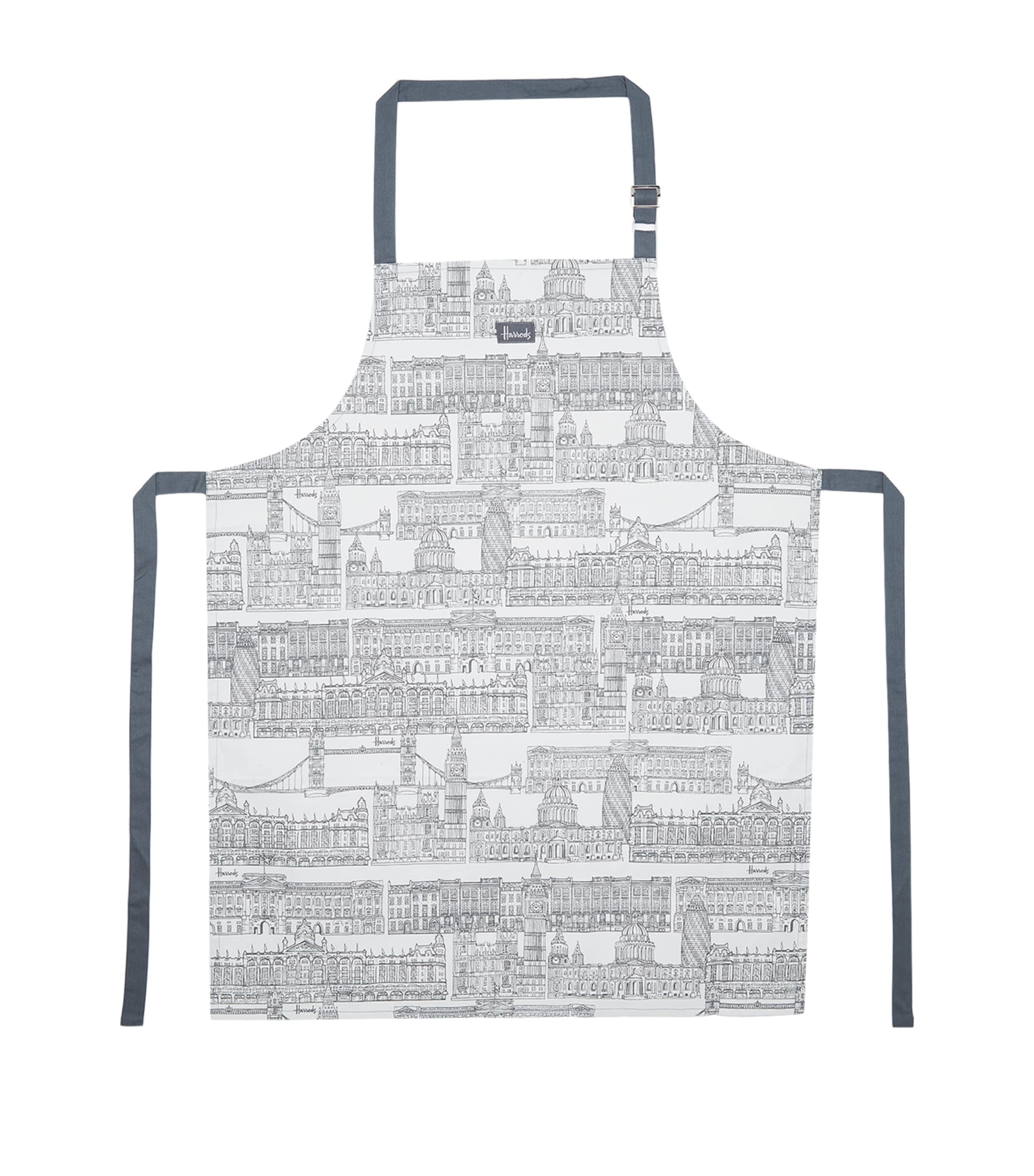 Harrods Brompton Apron In Gray