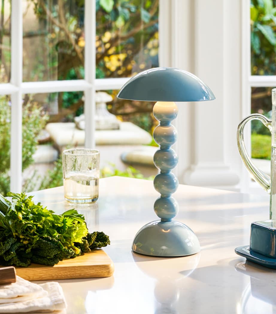Addison Ross Bobbin Rechargeable Table Lamp Blue Image 7