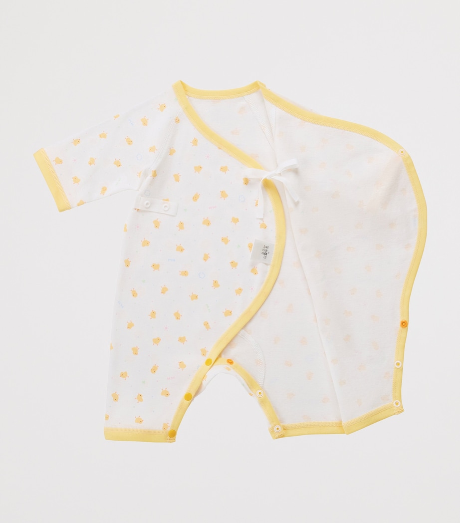 Miki House Cotton Chick Print Playsuit Image 2