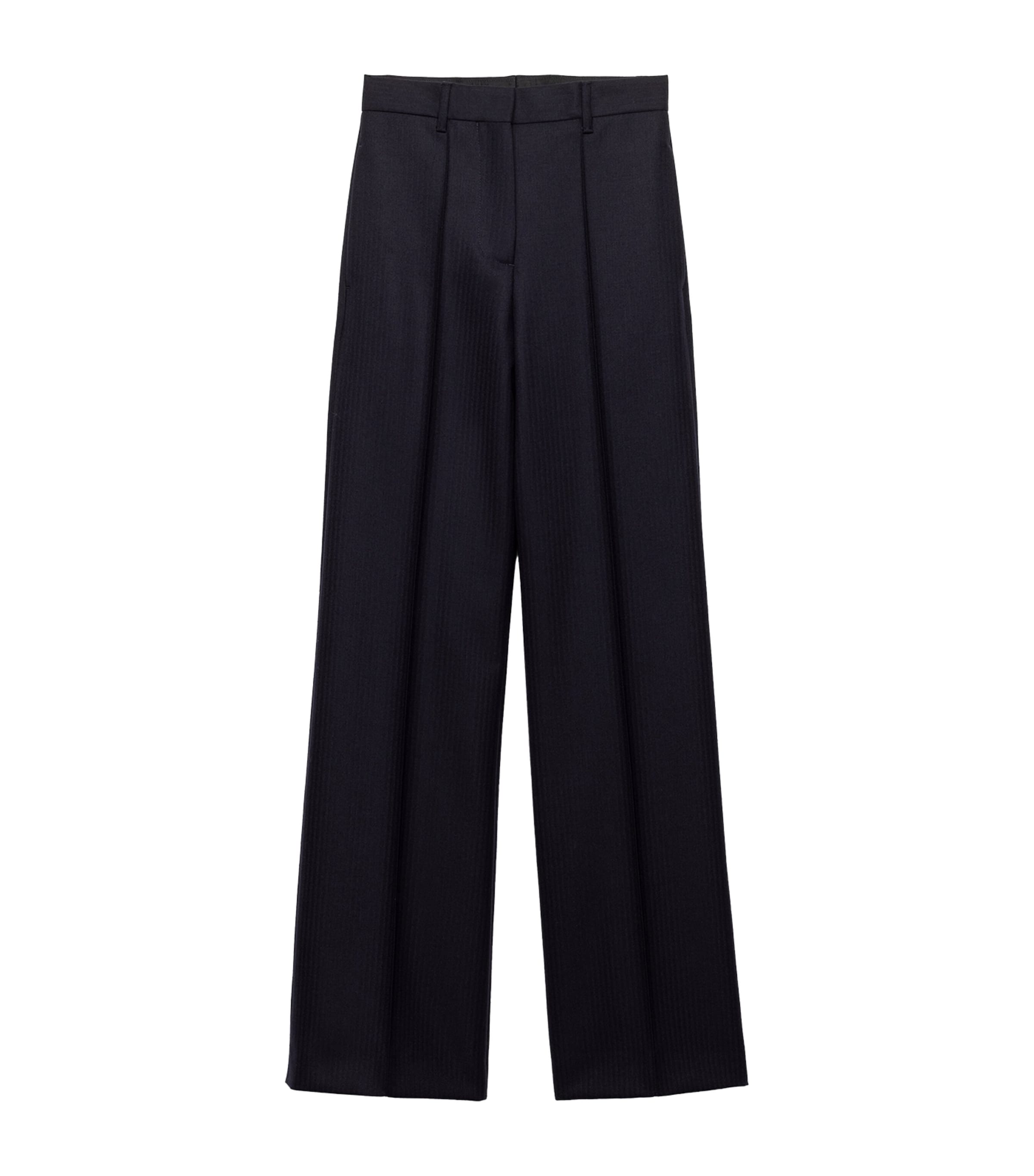 Wool Tailored Trousers F0008 Image 1