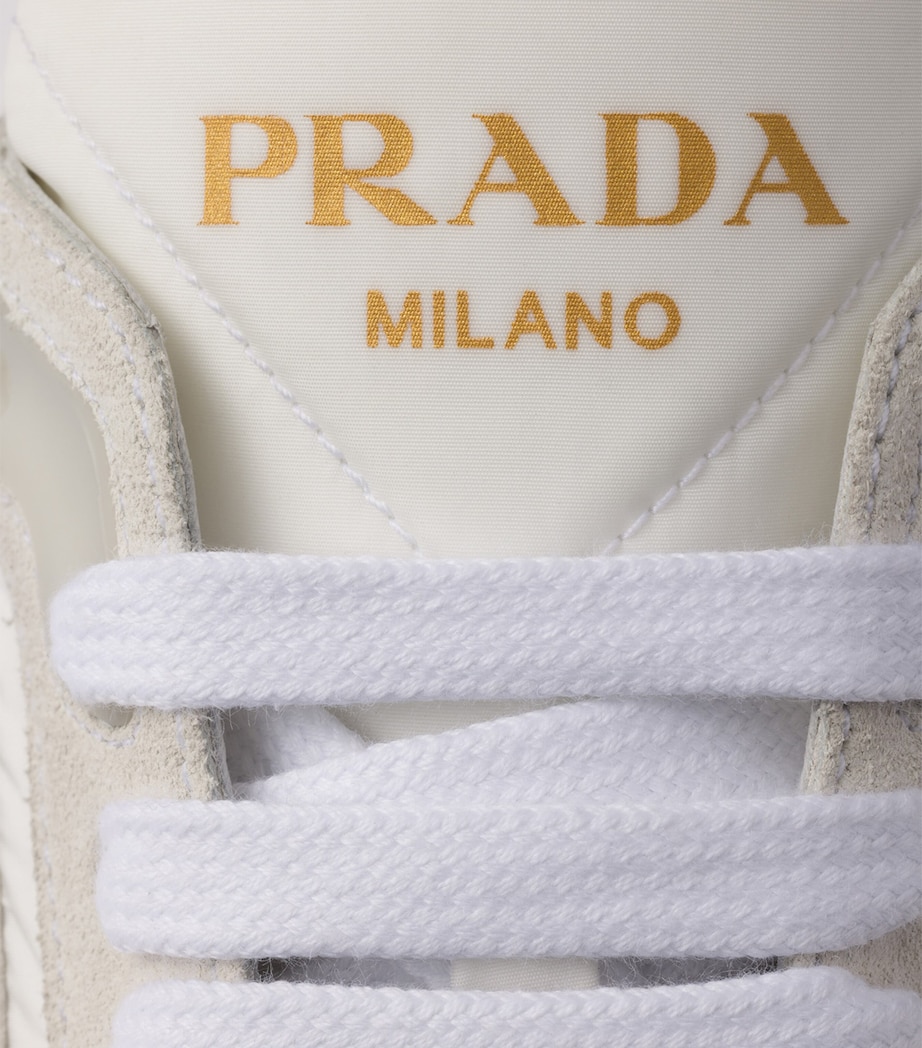 Re-Nylon and Suede Prax 2.0 Low-Top Sneakers F0009 Image 5