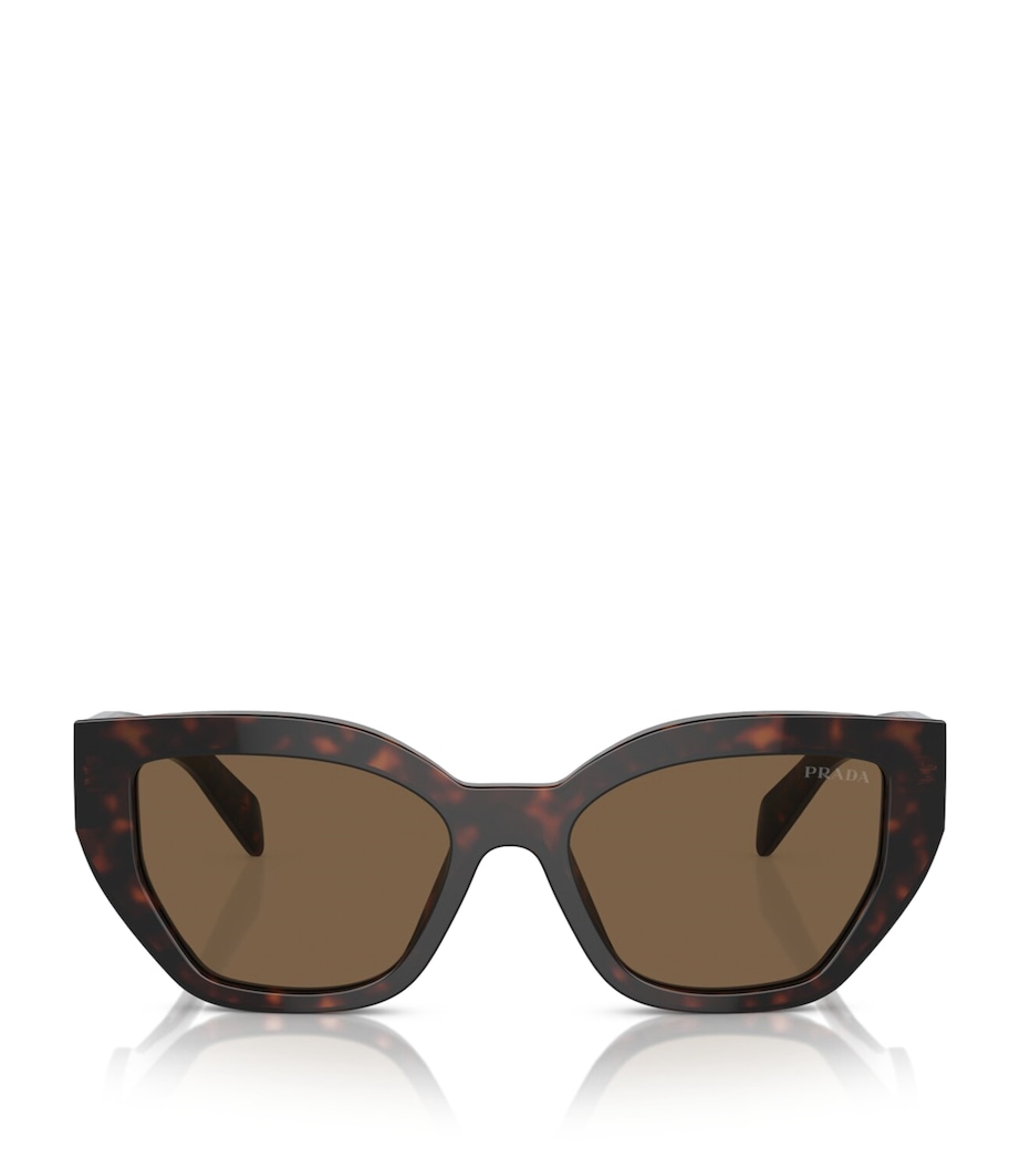 Tortoiseshell Geometric Sunglasses 16N5Y1 Image 1