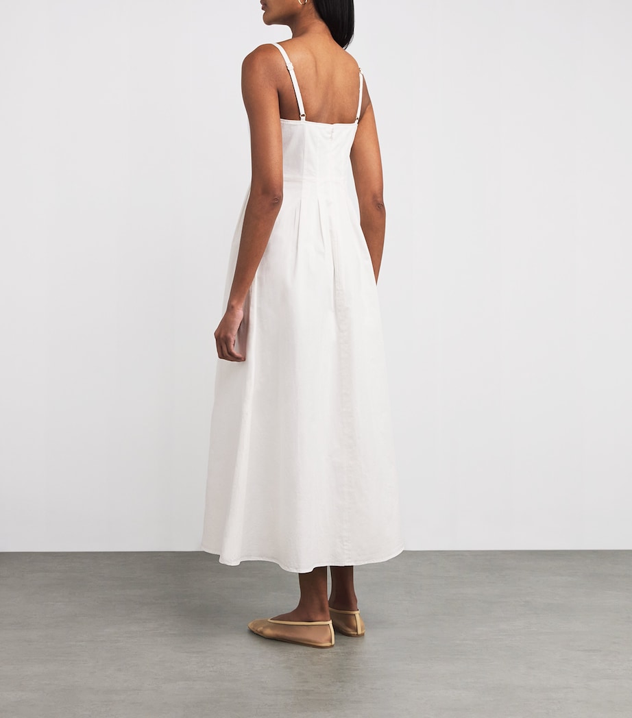 Cotton Ellaria Maxi Dress OFF WHITE Image 3