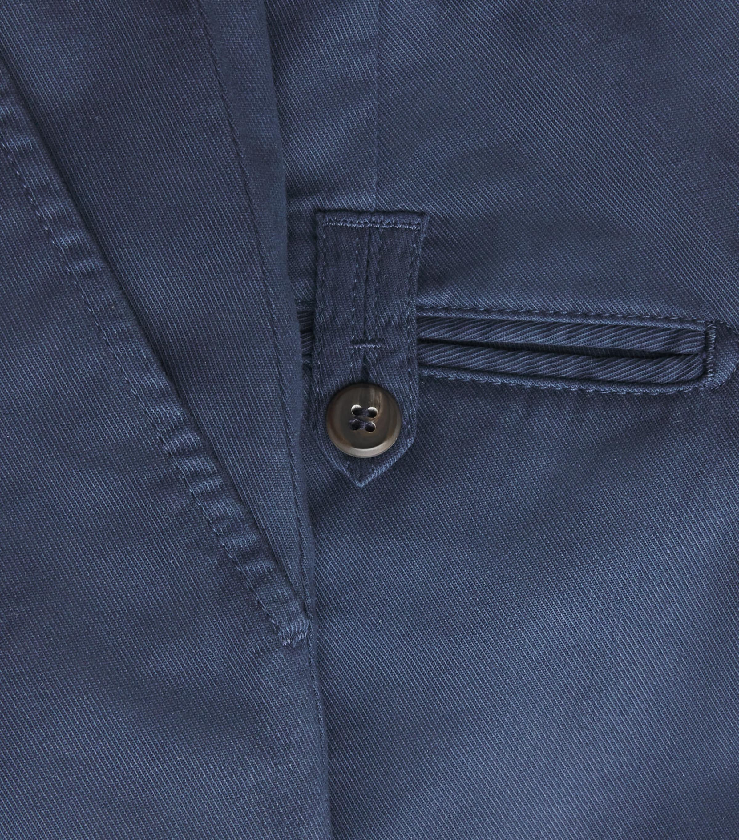 Eleventy Mens Stretch-Cotton Chinos Blu Image 6