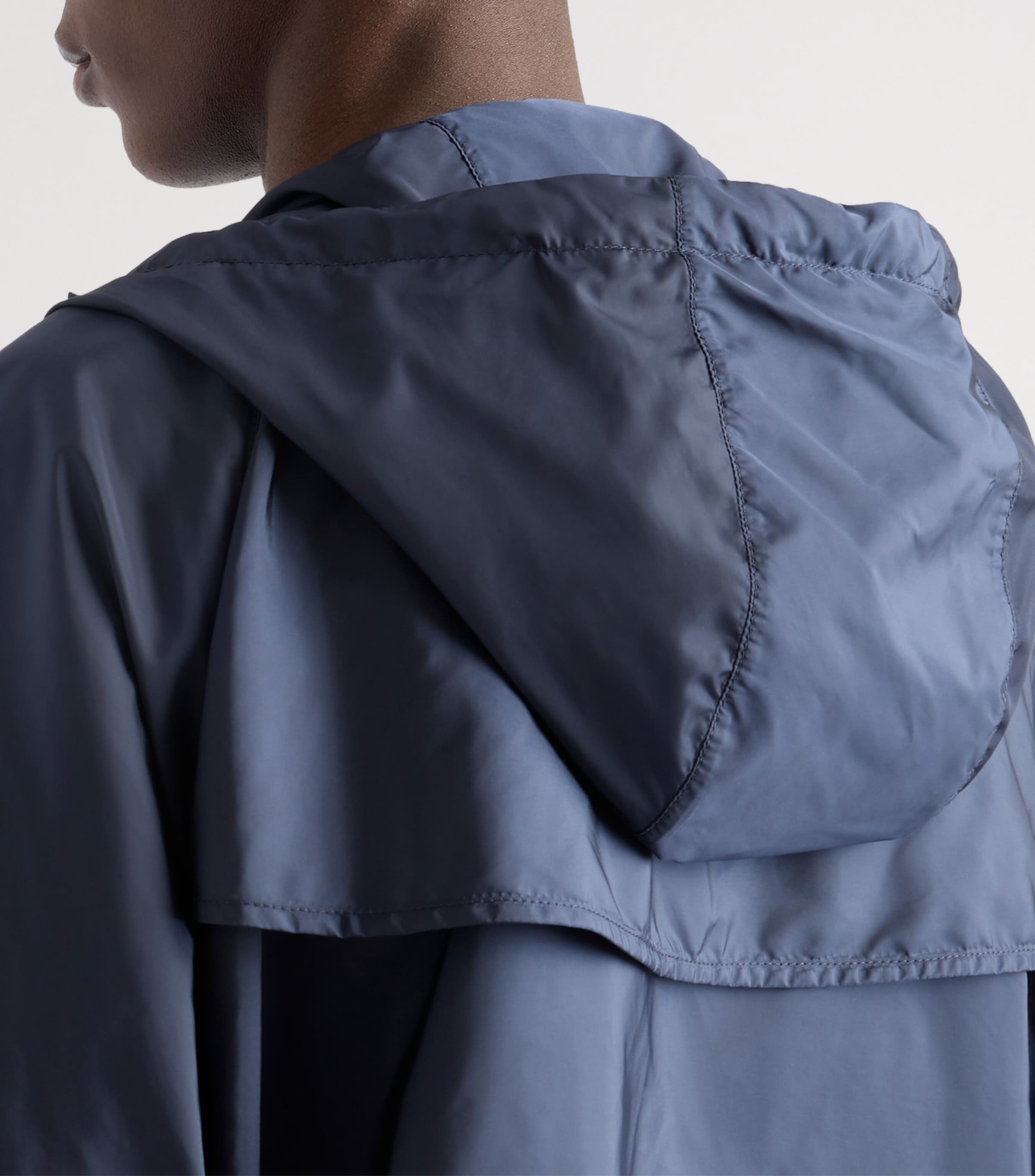 Re-Nylon Hooded Oversized Jacket F0ABB Image 3