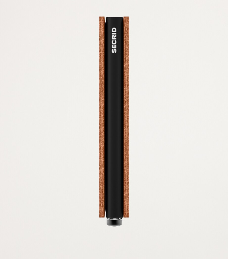 Suede Basco Slimwallet COGNAC Image 4