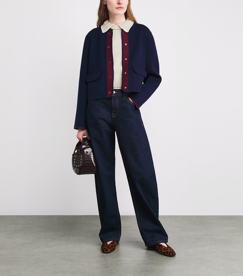 Wool-Cashmere Embellished Sweater ECRU Image 2