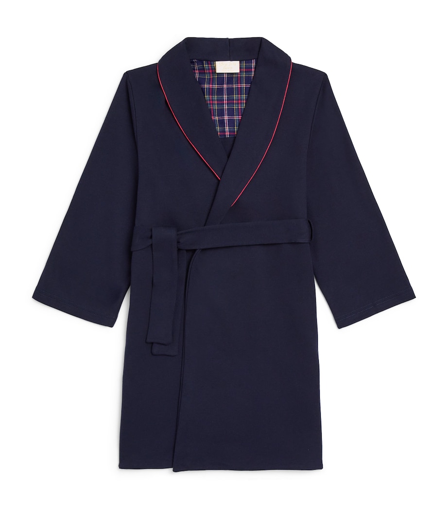 Cotton Robe (3-14 Years) B9 BLU Image 1