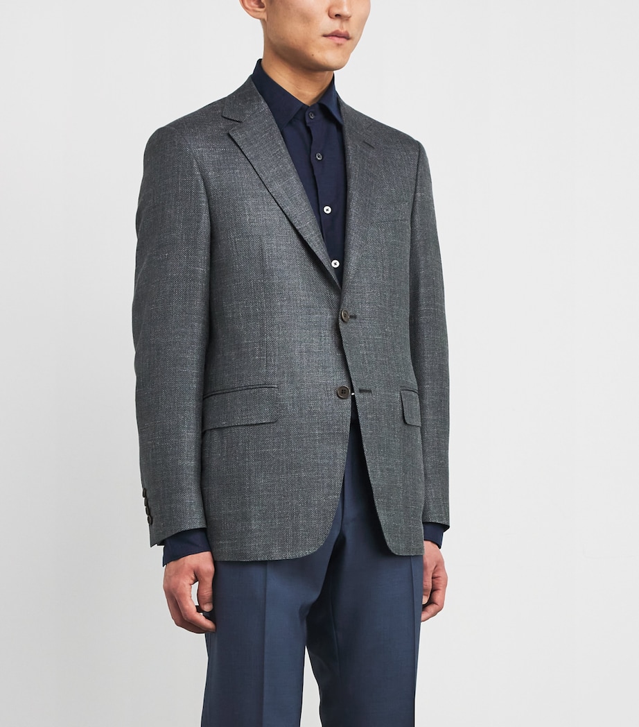 Wool-Blend Blazer 111 Image 3