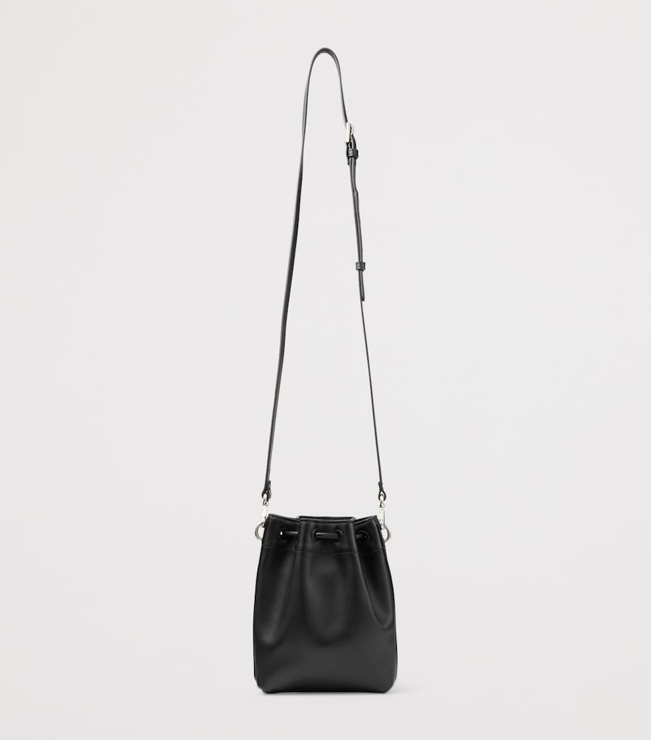 Mini Cinch Bucket Bag BLACK/ANTIQUE SILVER Image 5