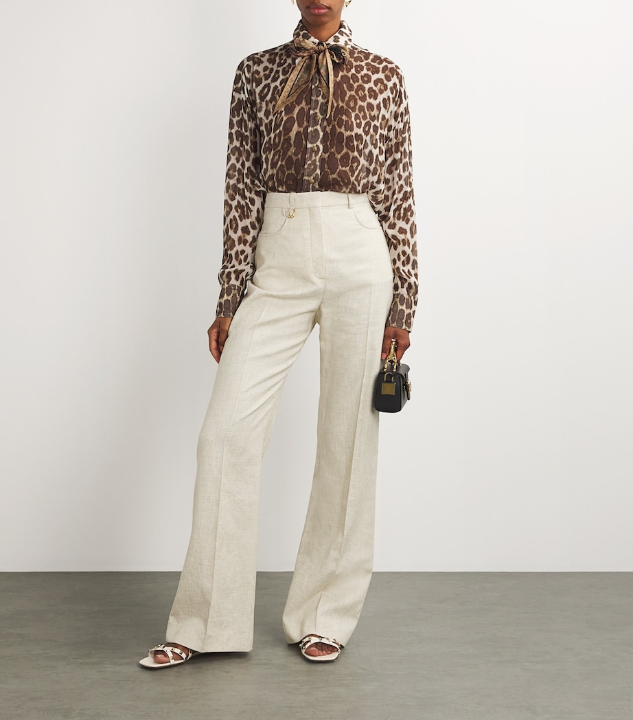 Leather Rockstud Sandals WINTER WHT Image 2