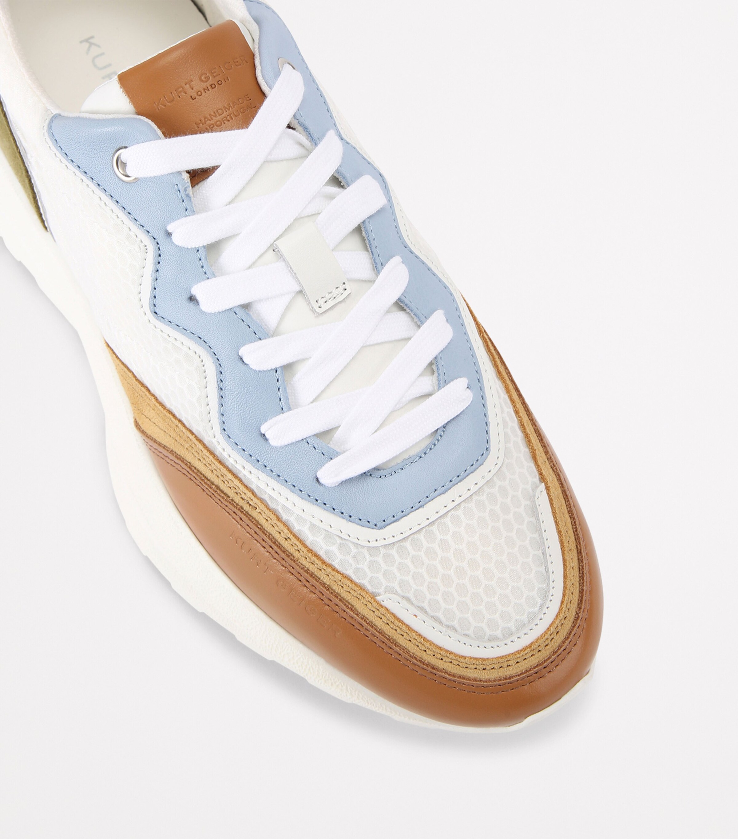 Kurt Geiger London Mens Goodwin Low-Top Sneakers White/oth Image 3