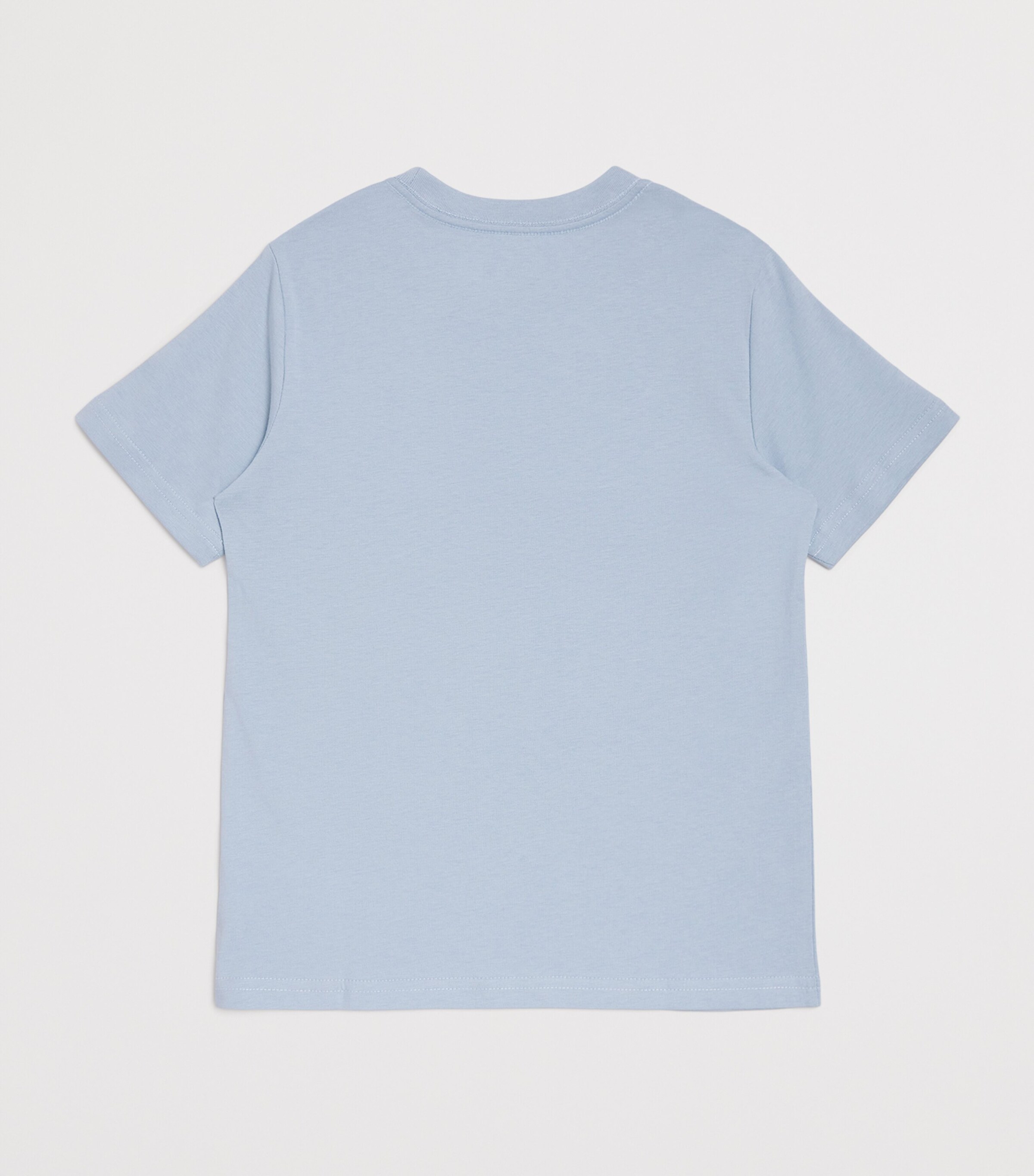 Cotton Jersey Logo T-Shirt (6-14 Years) ESTATE BLU Image 2