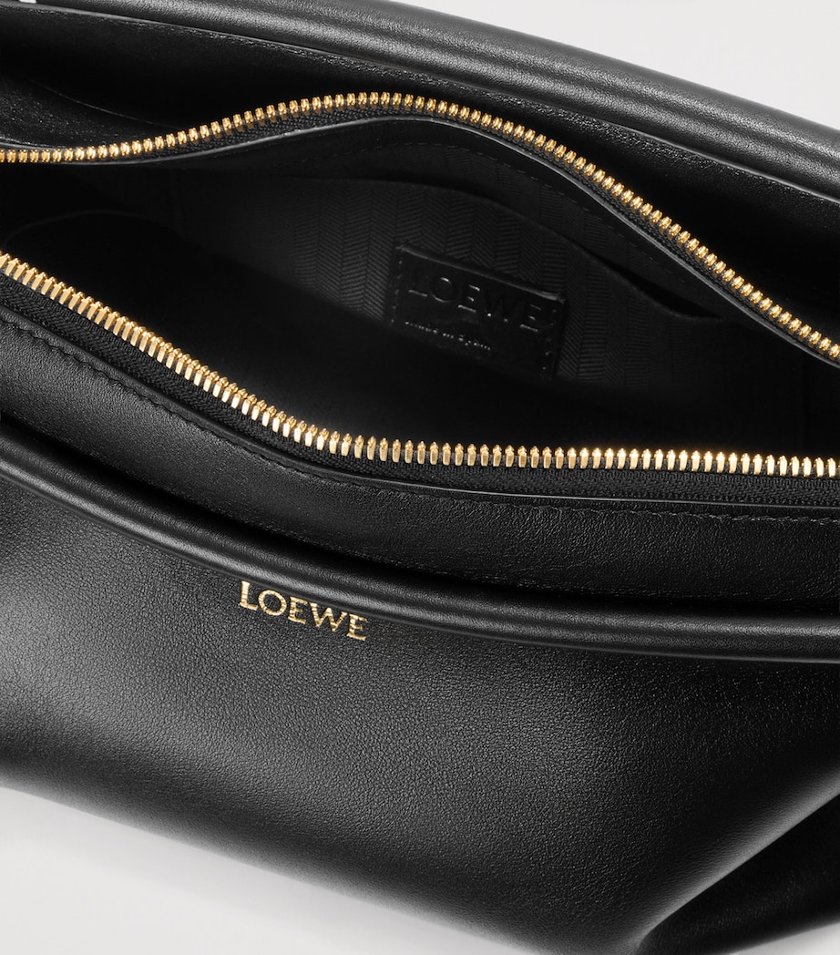 LOEWE Small Leather Whisker Shoulder Bag Black Image 11