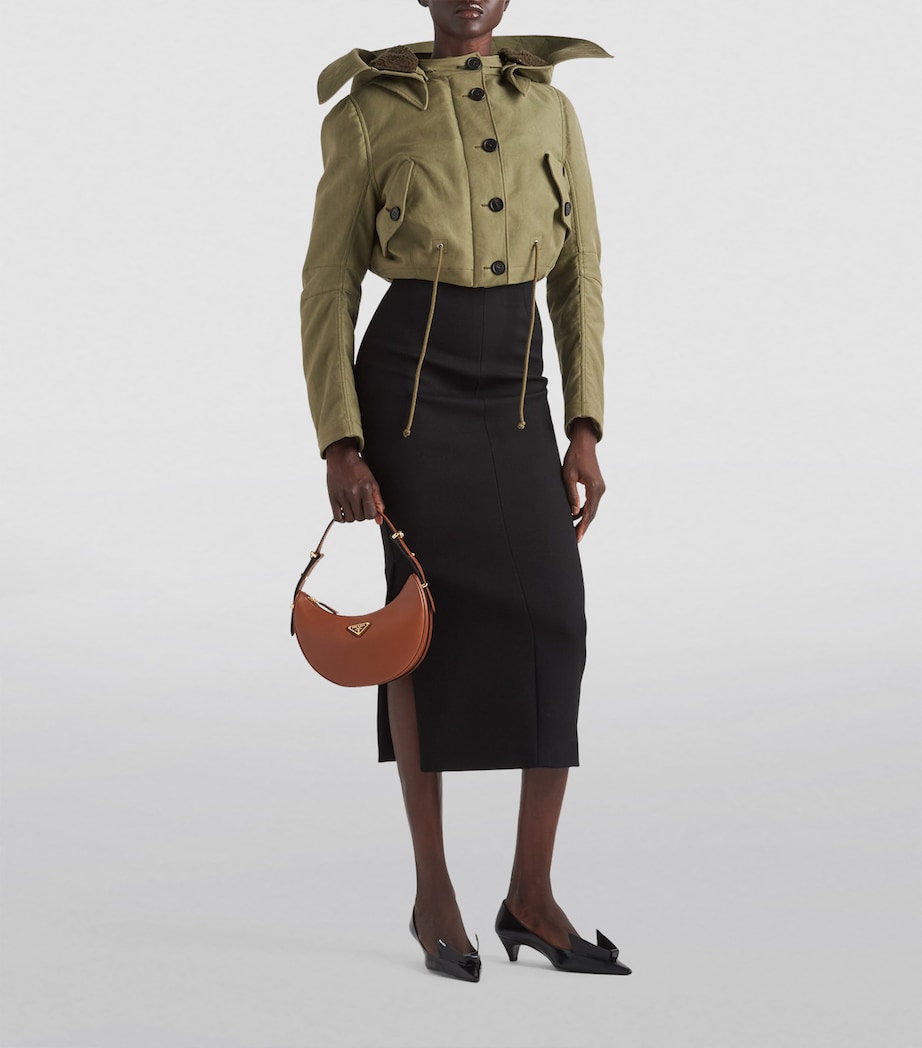 Prada Leather Arqué Shoulder Bag Image 7