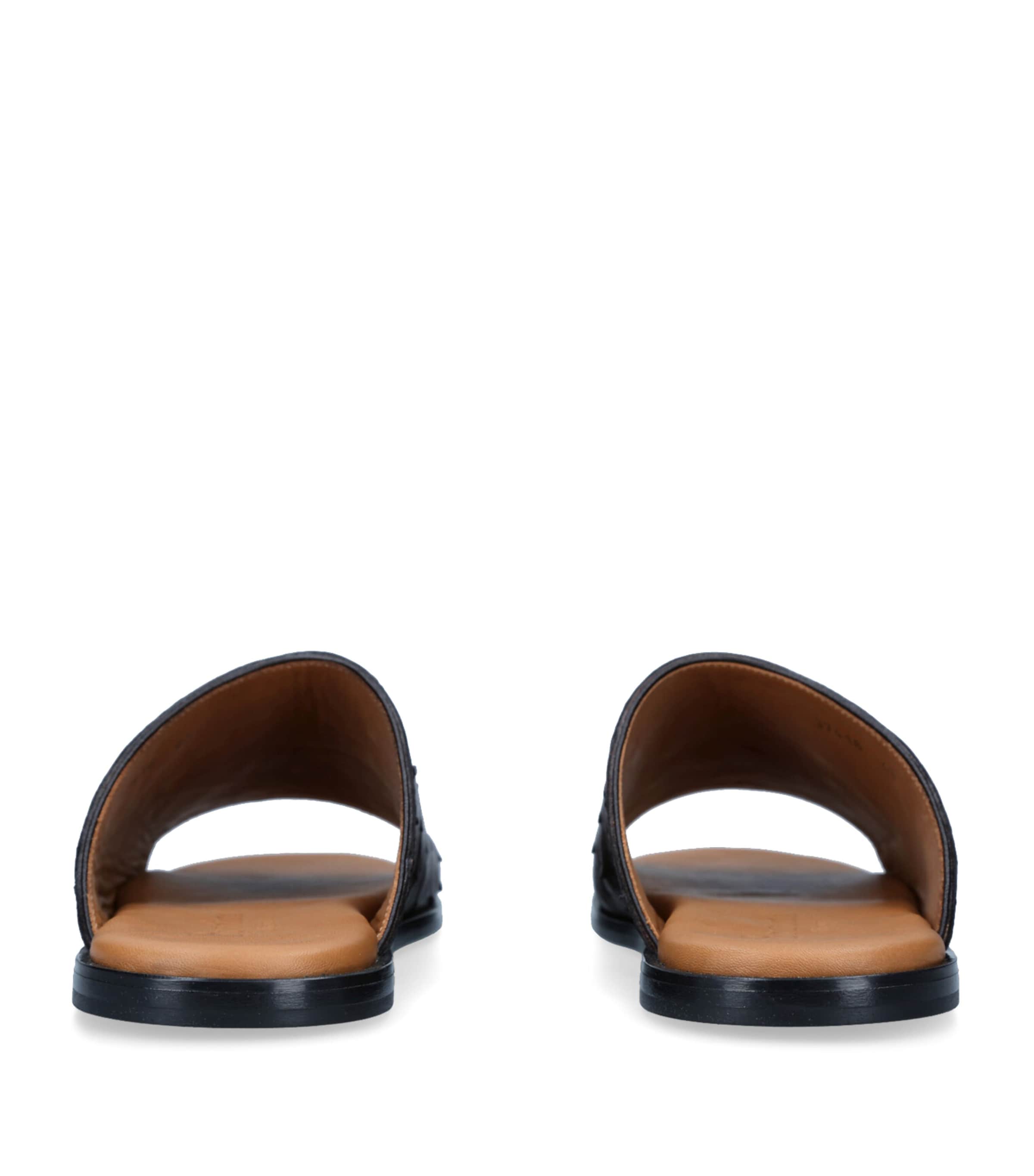 Ostrich Sandals DARK BROWN Image 2