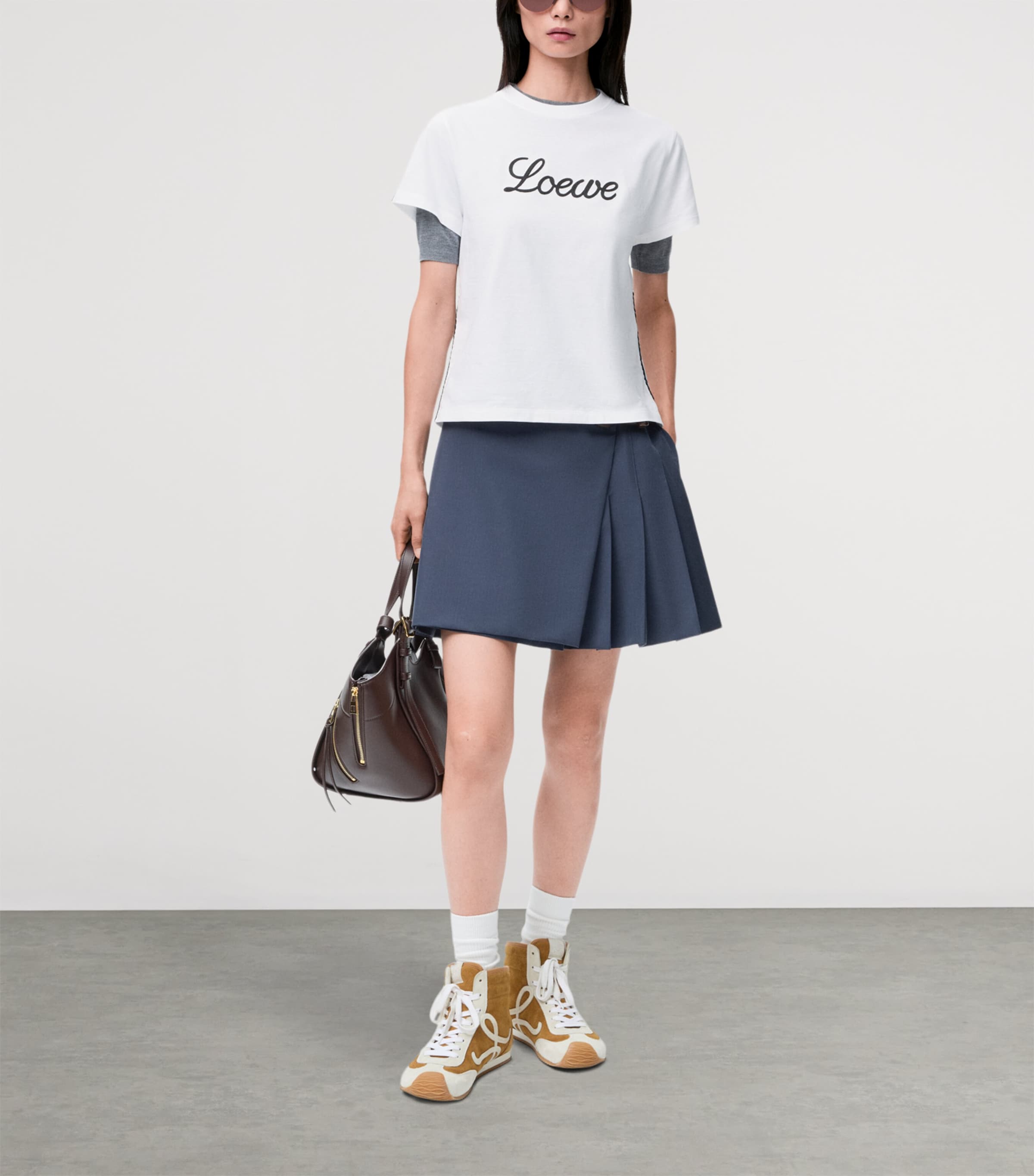 Stretch-Cotton Logo T-Shirt WHITE Image 2