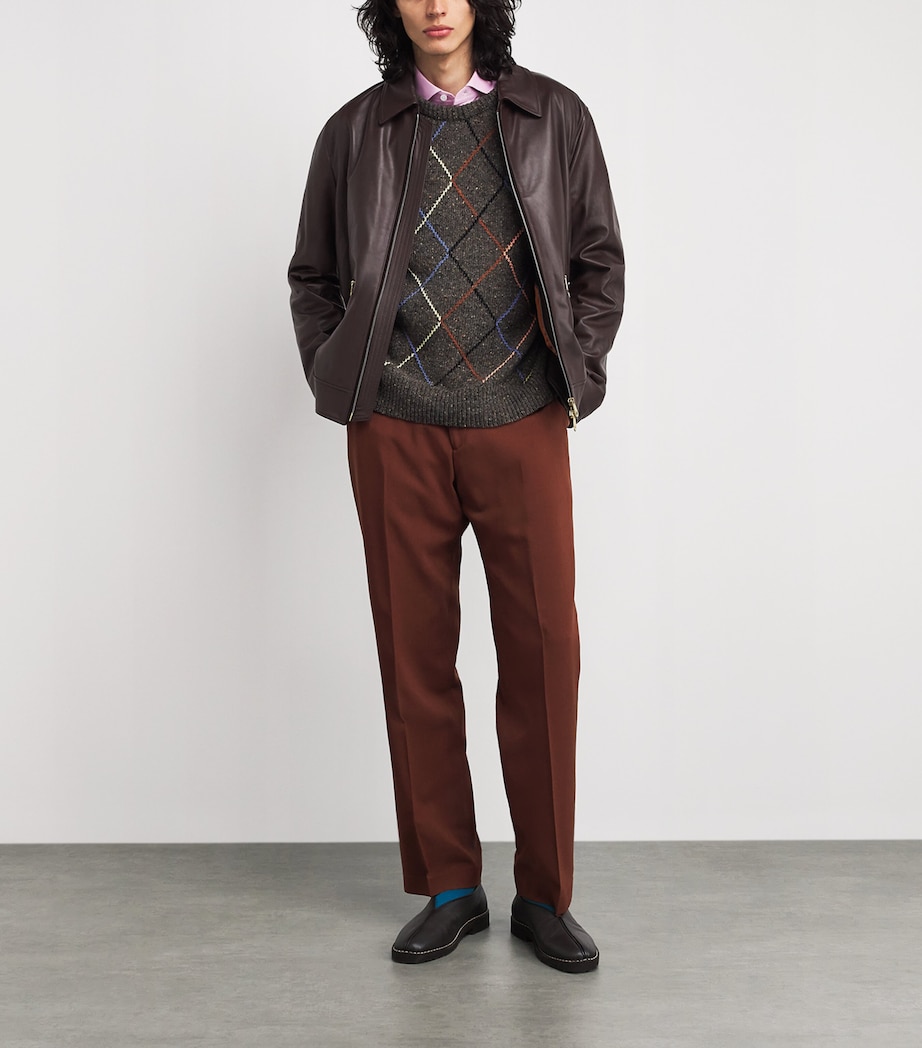 Nappa Leather Jacket BROWN-69A Image 2