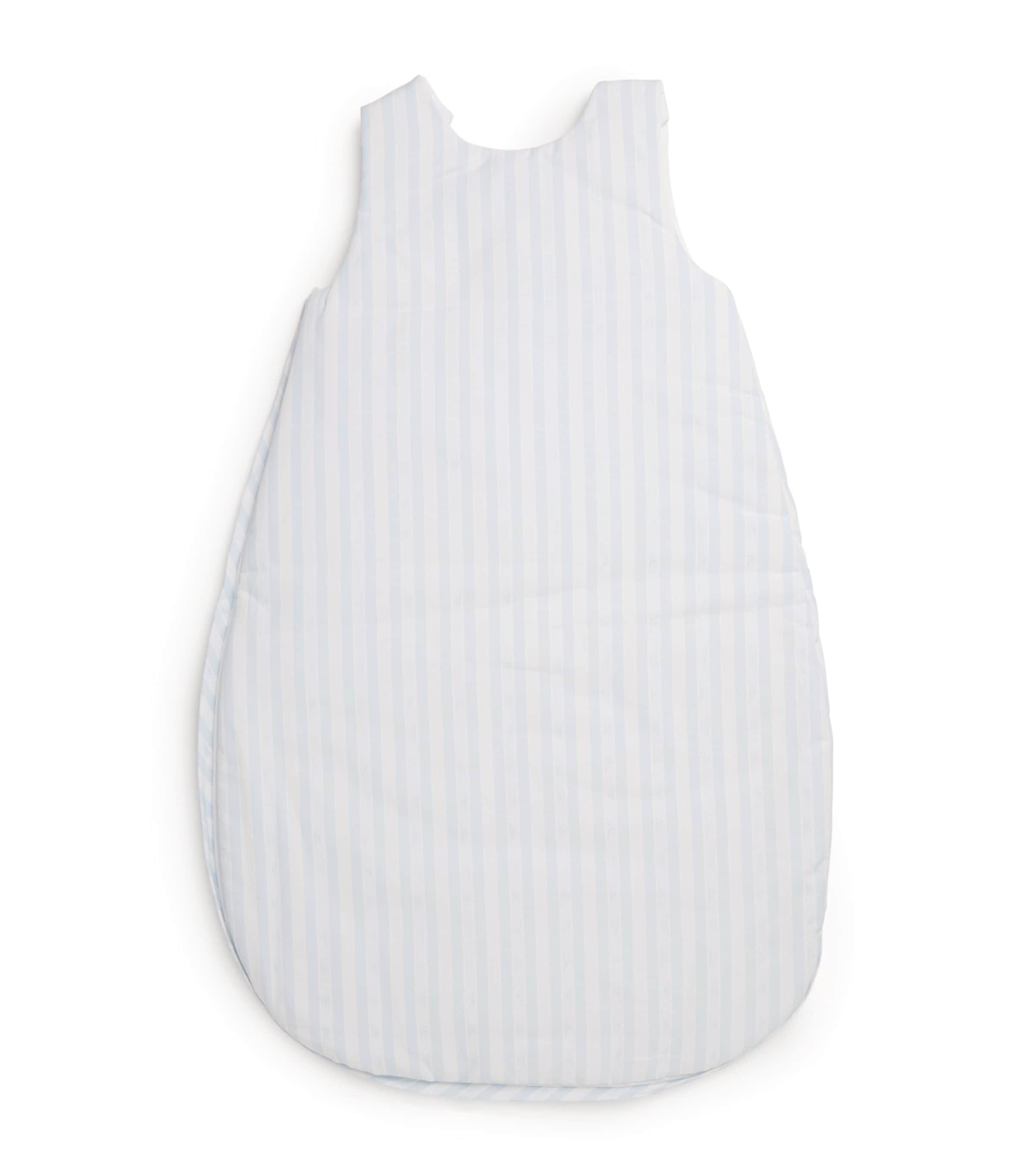 Cotton Striped Sleeping Bag BLUE Image 3