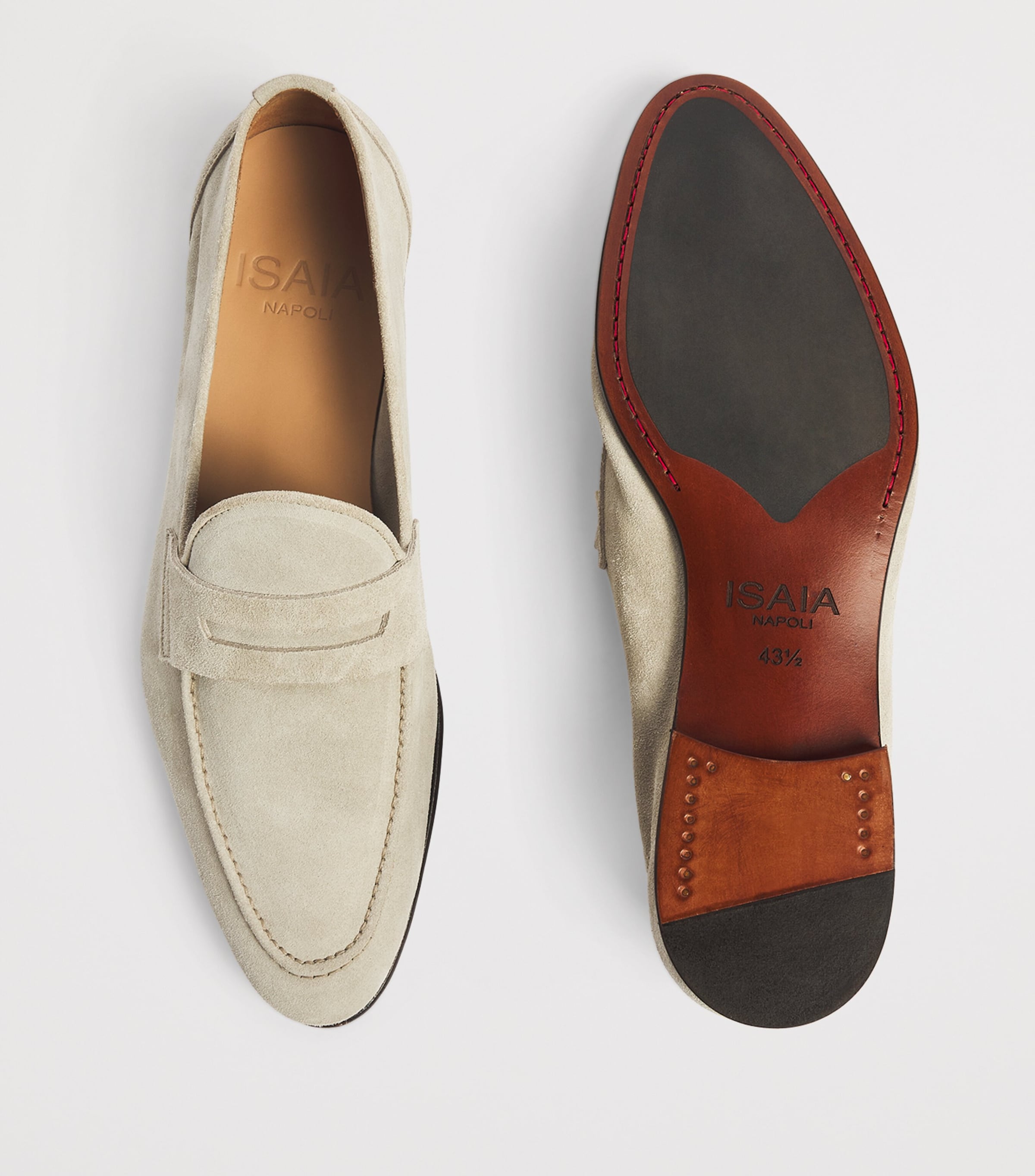 Suede Penny Loafers 960 Image 7