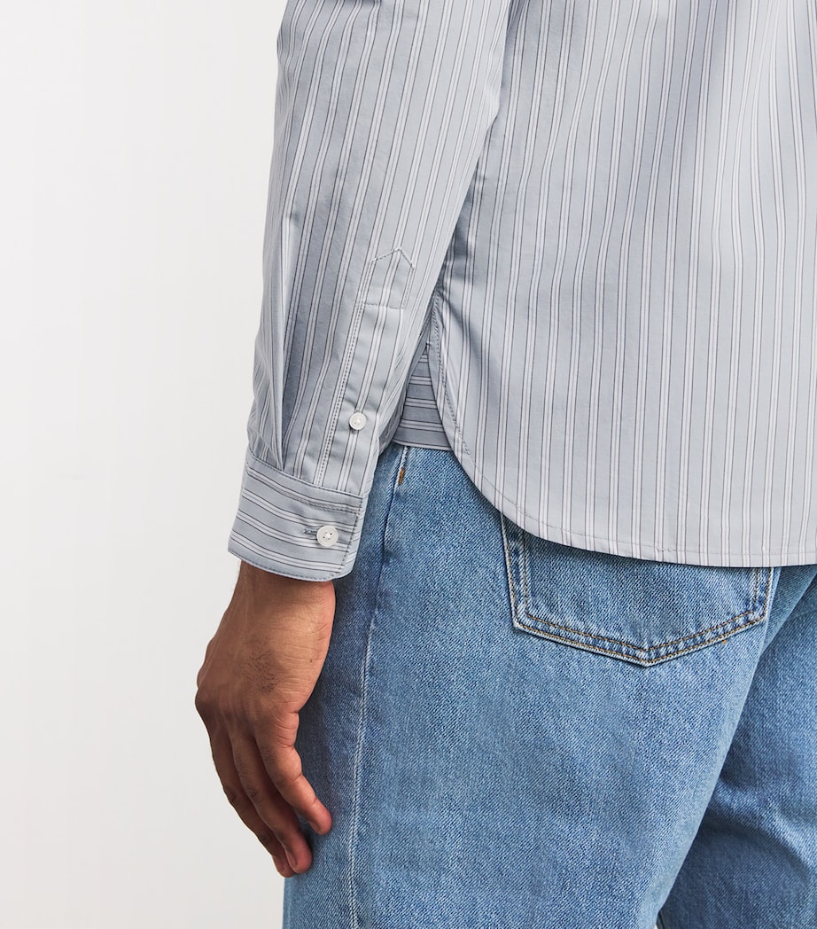 Pima Cotton Striped Radovan Shirt MOON SHADOW STRIPE Image 6