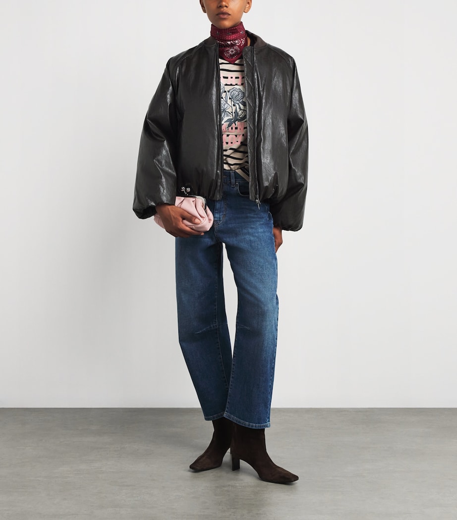 Down Bomber Jacket CHOCOLATE Image 2