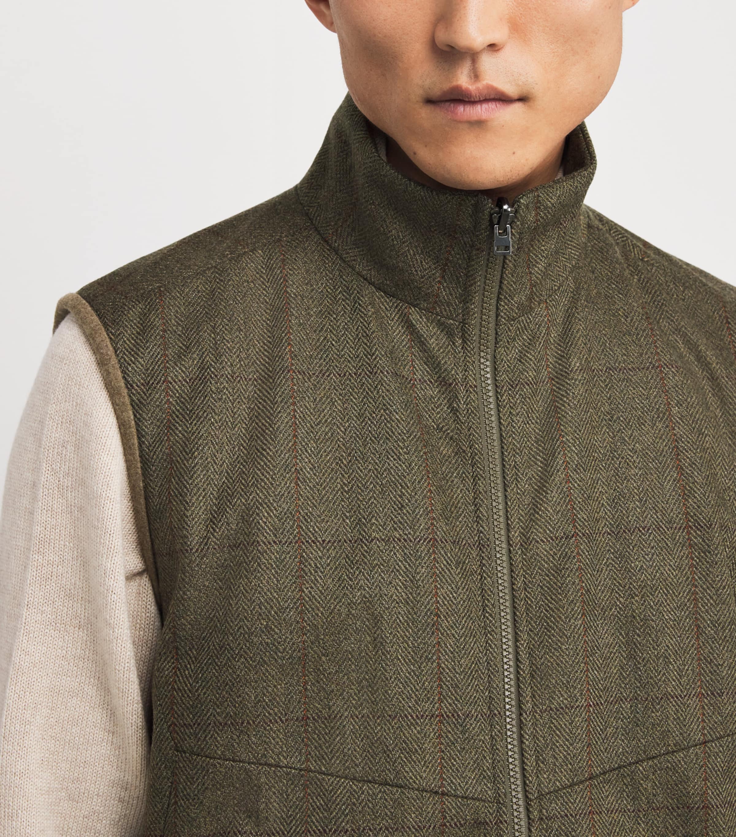 Sease Green Reversible Padded Explorer Gilet | Harrods US