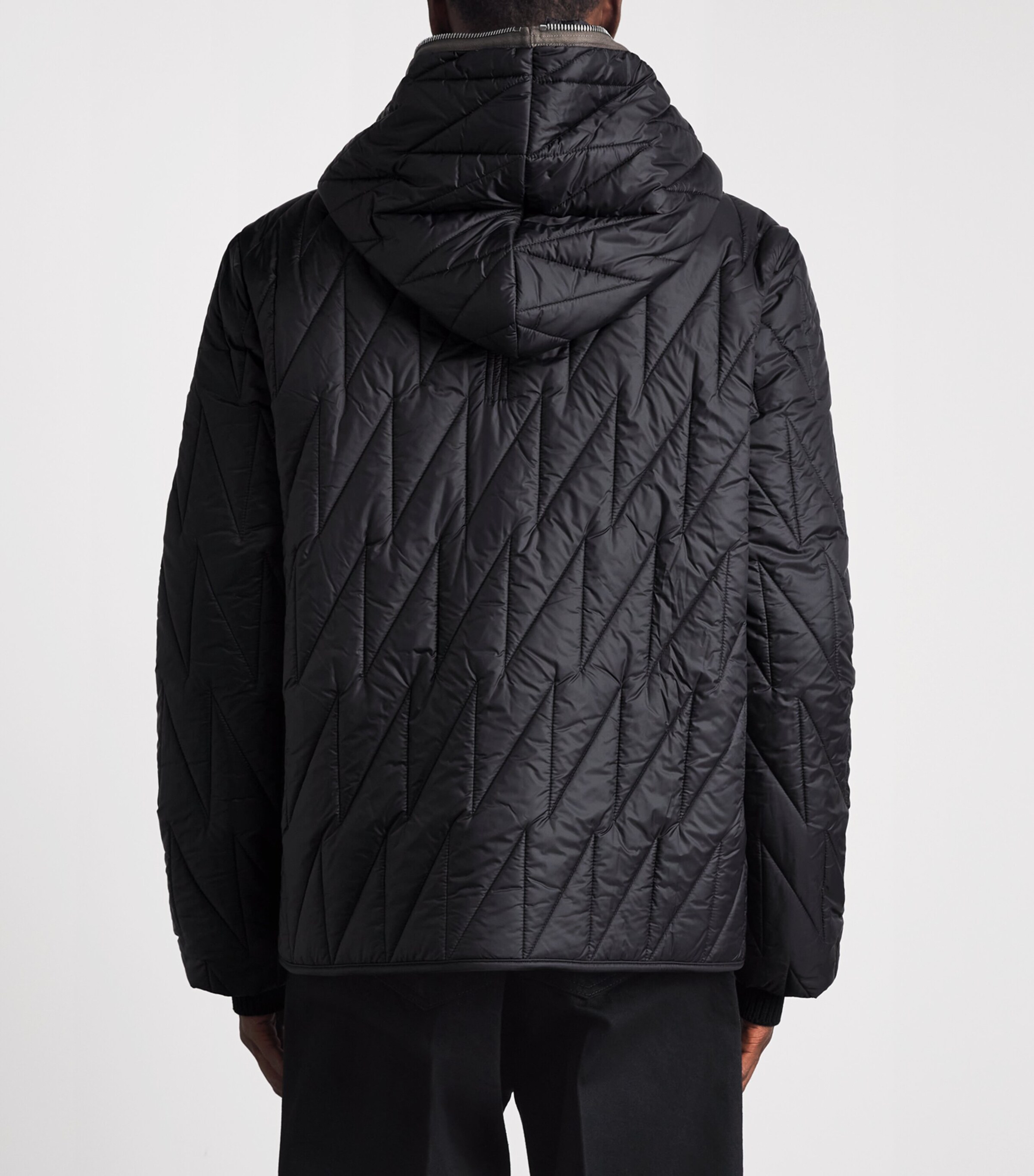 Rick Owens Mens Gimp Down Jacket Black Image 5